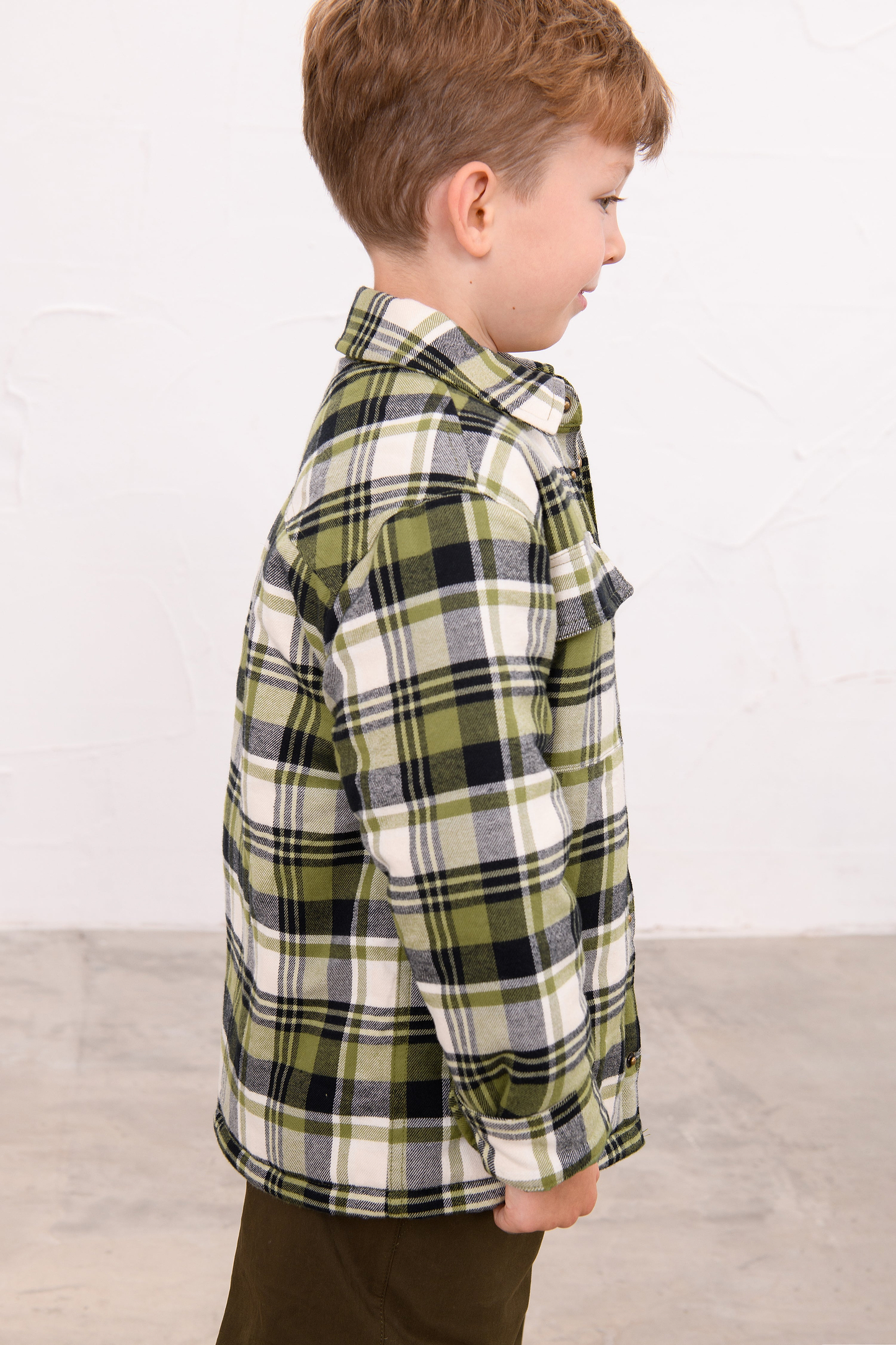 Hugo Overshirt - Soft Lime Cream Check