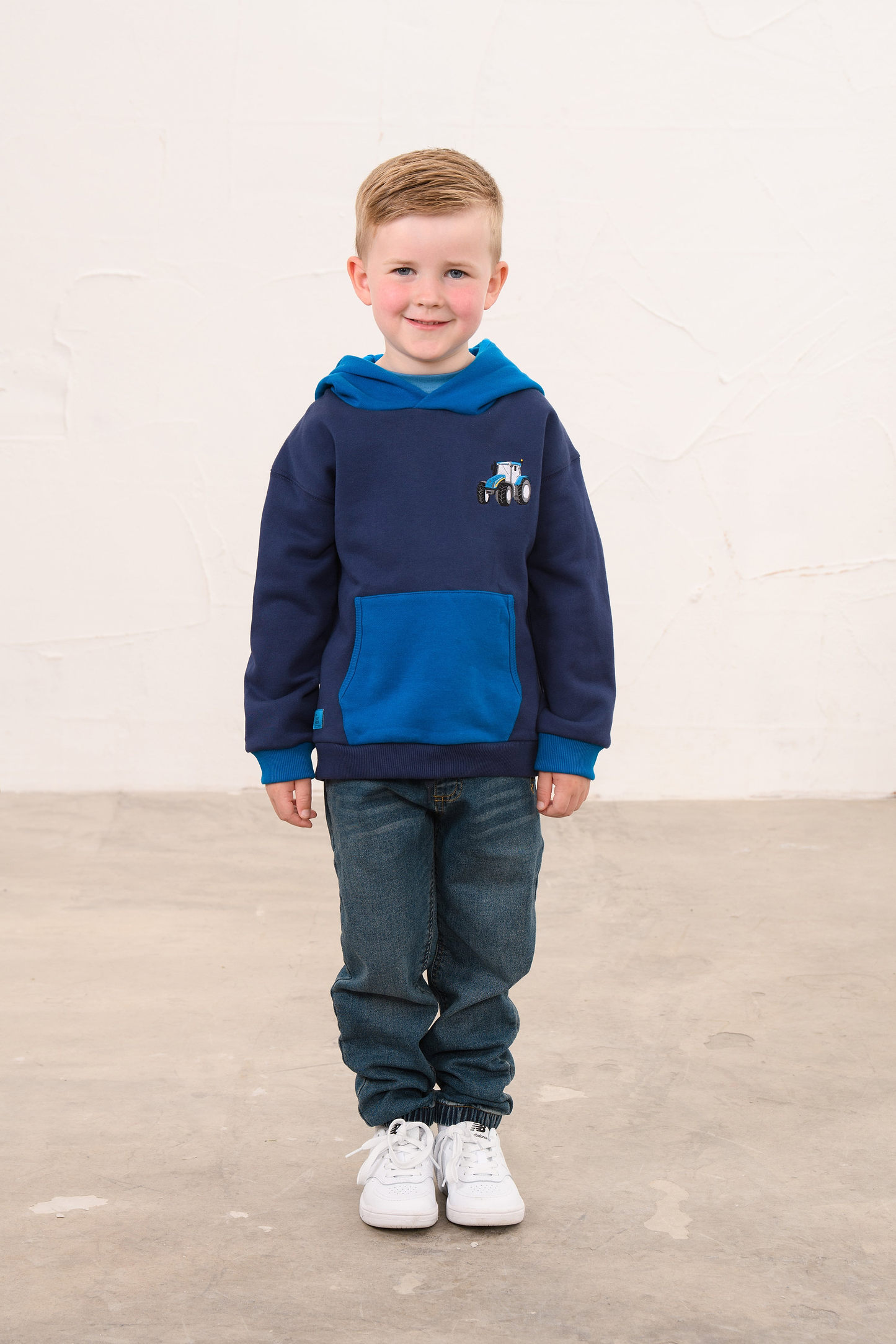 Jasper Hoodie - Blue Tractor