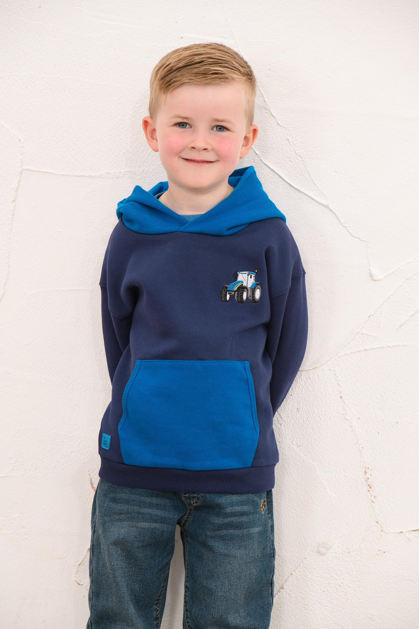 Jasper Hoodie - Blue Tractor