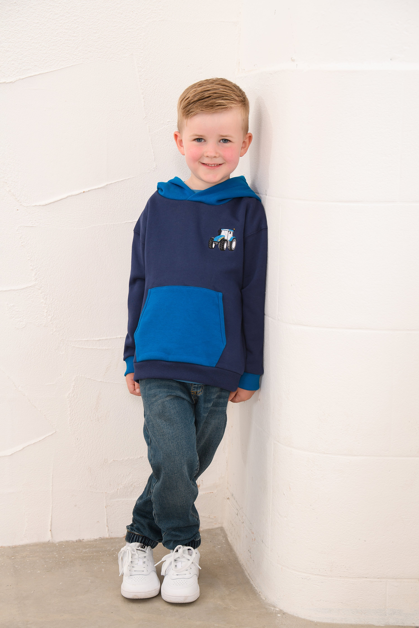 Jasper Hoodie - Blue Tractor