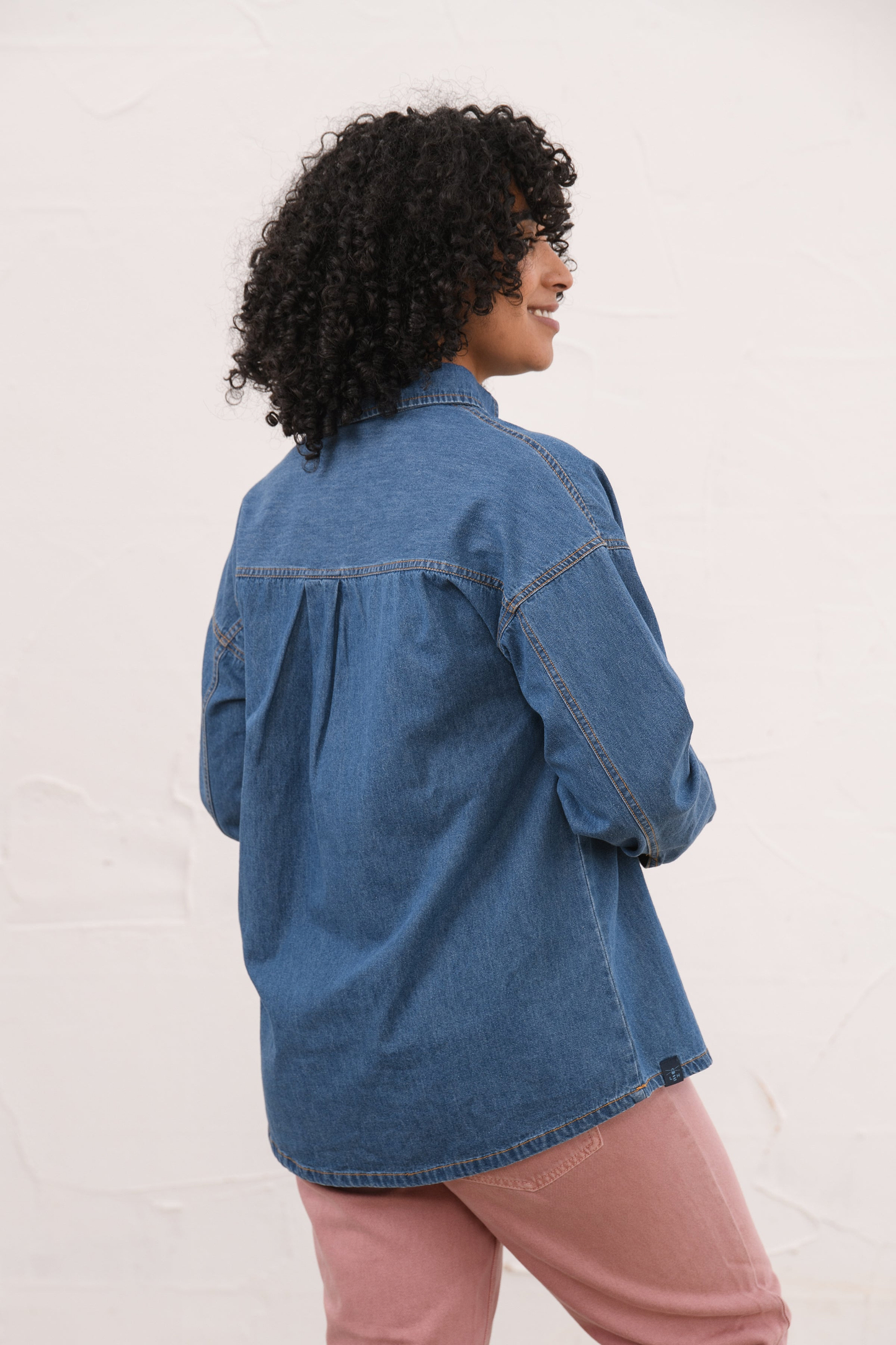 Leona Shirt - Washed Denim
