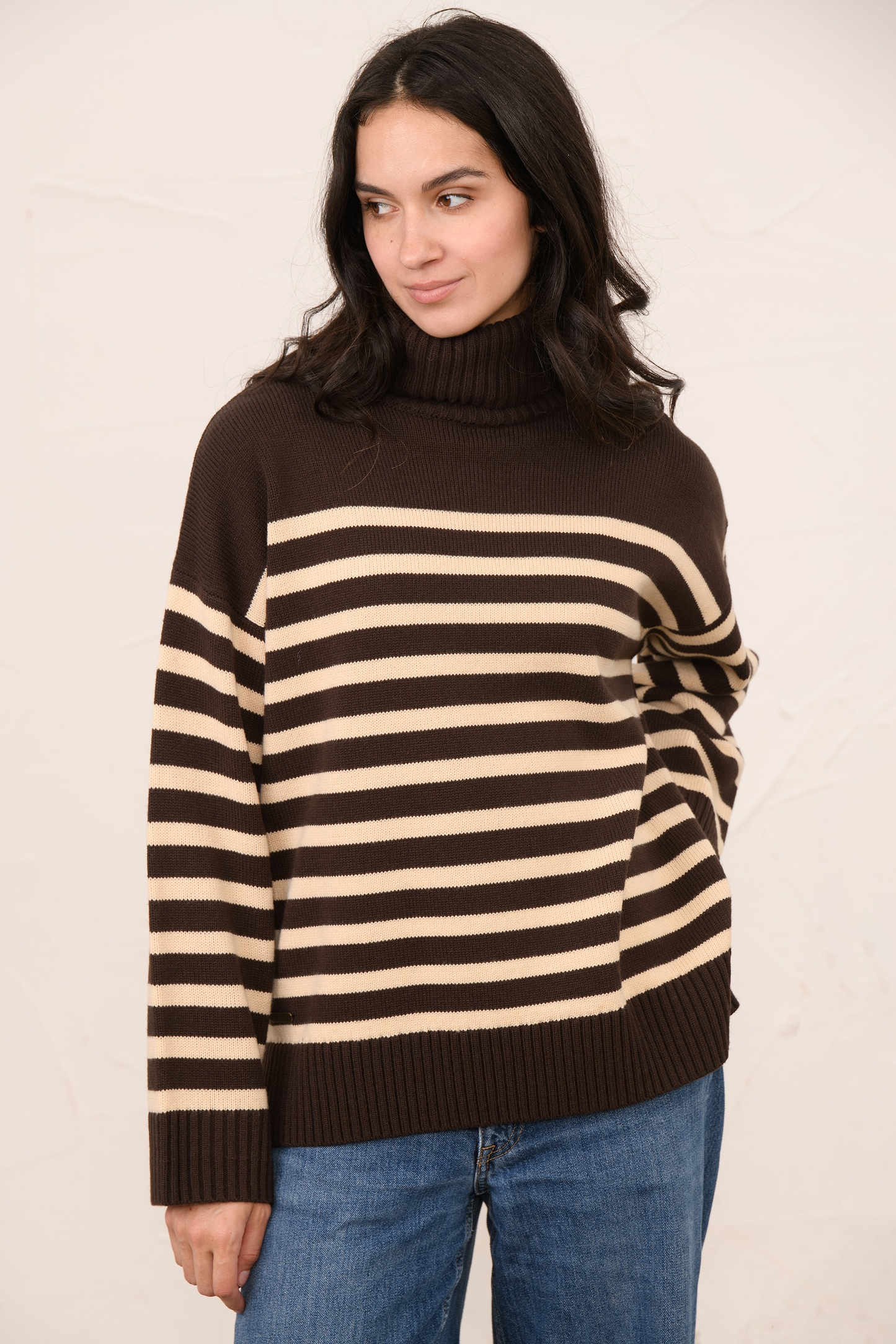 Luisa Jumper - Cocoa Cream Stripe
