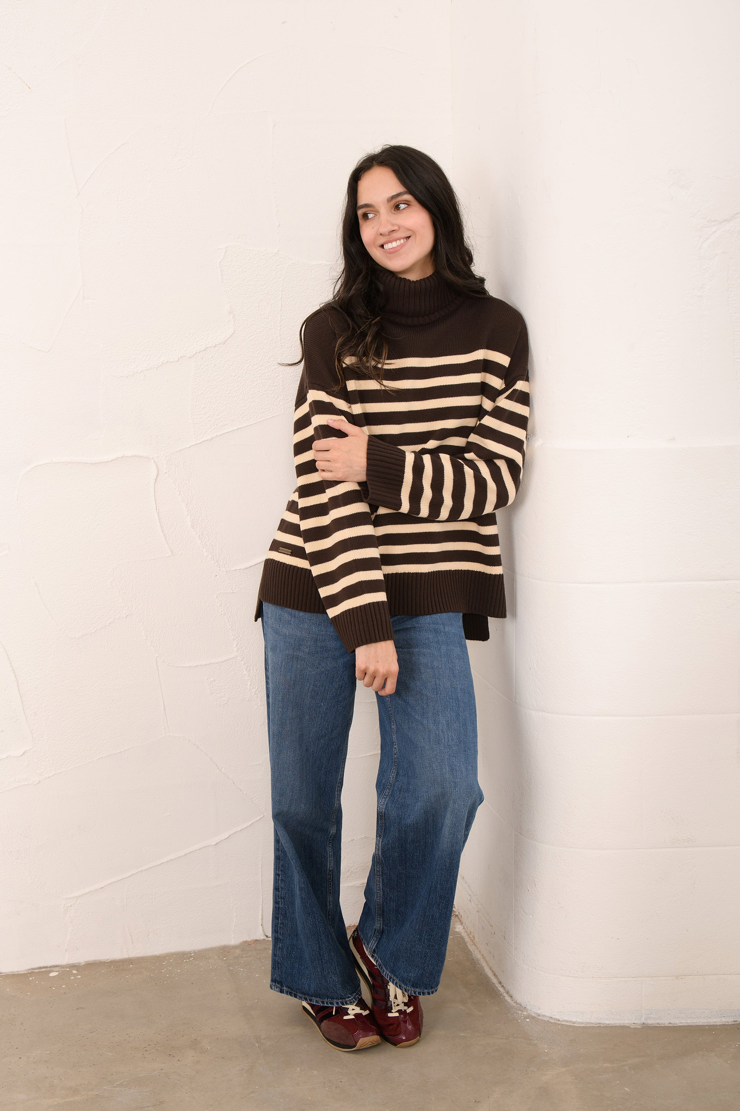 Luisa Jumper - Cocoa Cream Stripe
