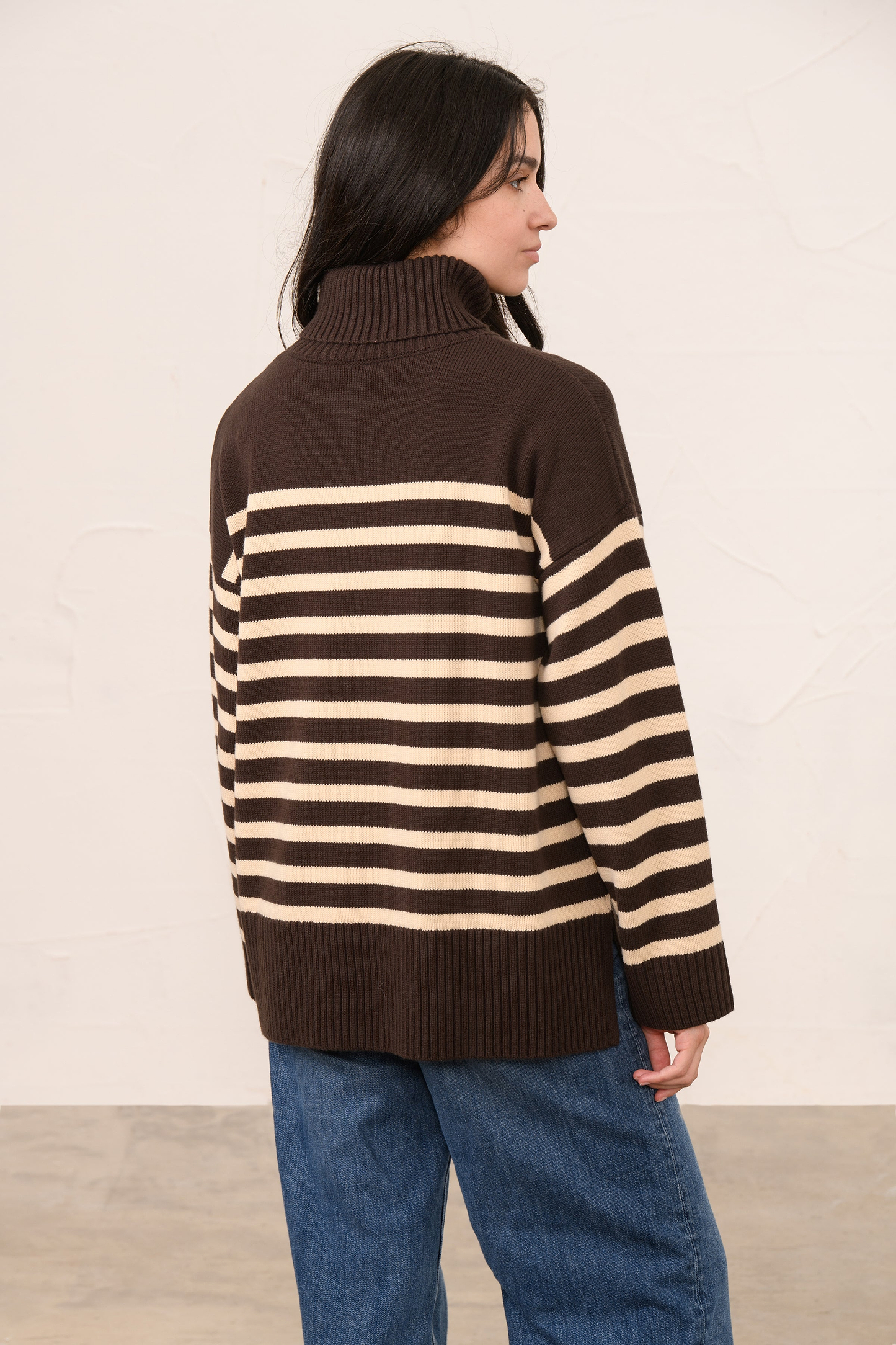 Luisa Jumper - Cocoa Cream Stripe