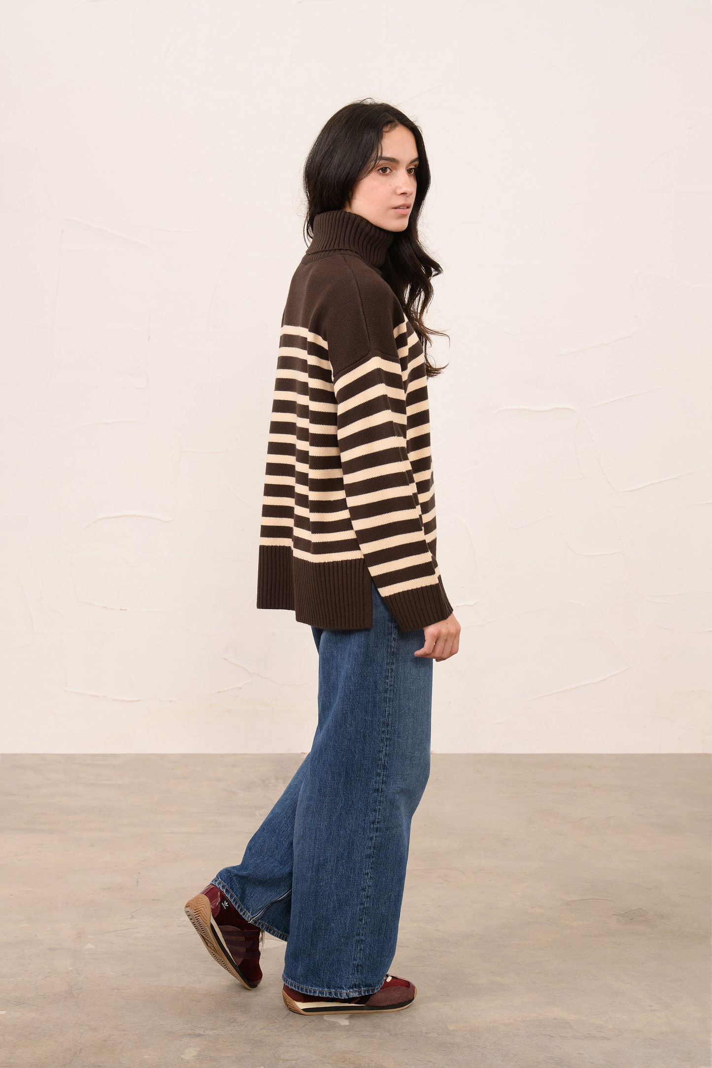 Luisa Jumper - Cocoa Cream Stripe