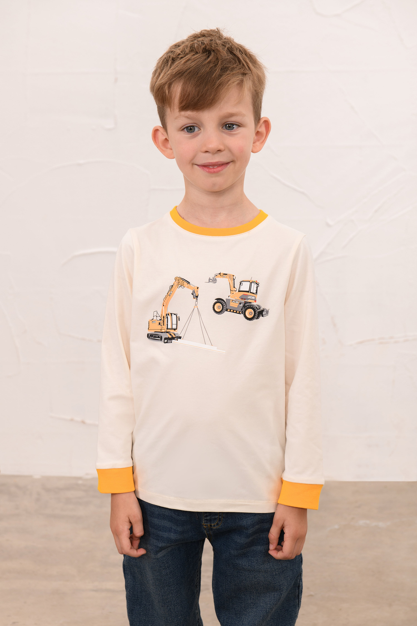 Oliver Top - Yellow JCB Fastrac