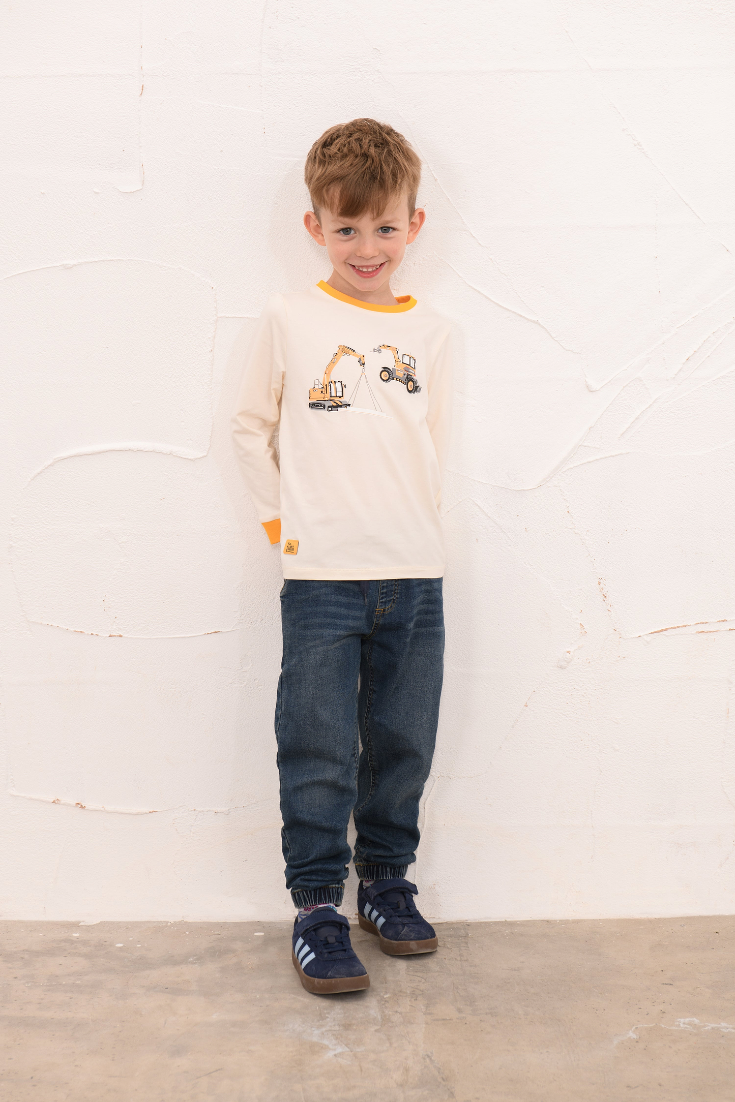 Oliver Top - Yellow JCB Fastrac
