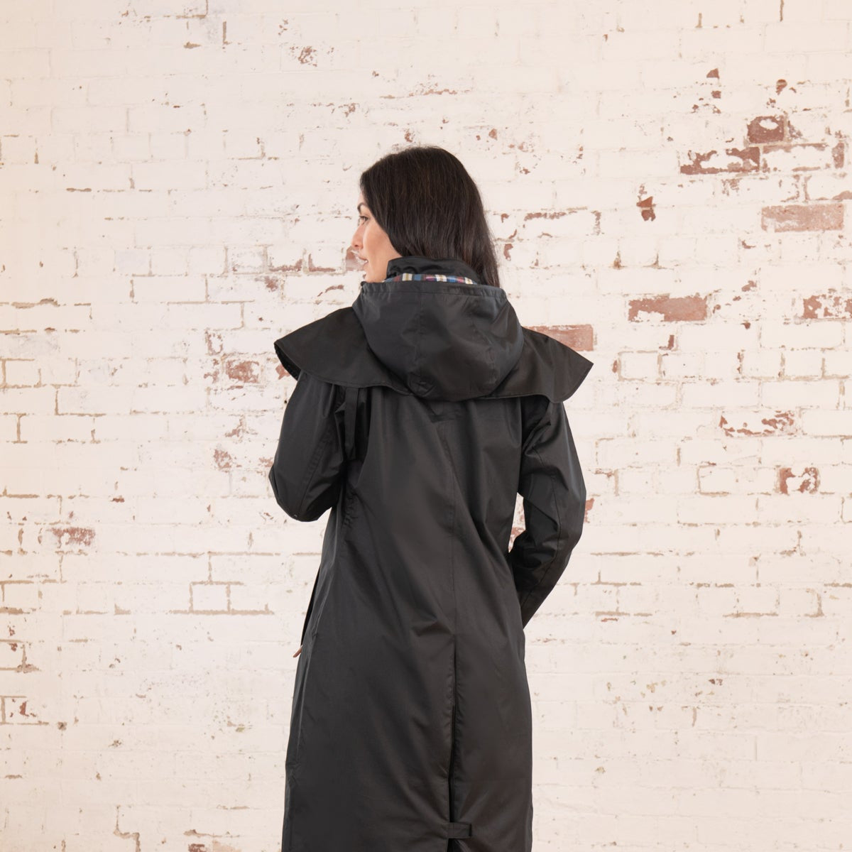 Outback Full Length Waterproof Raincoat - Black-Lighthouse