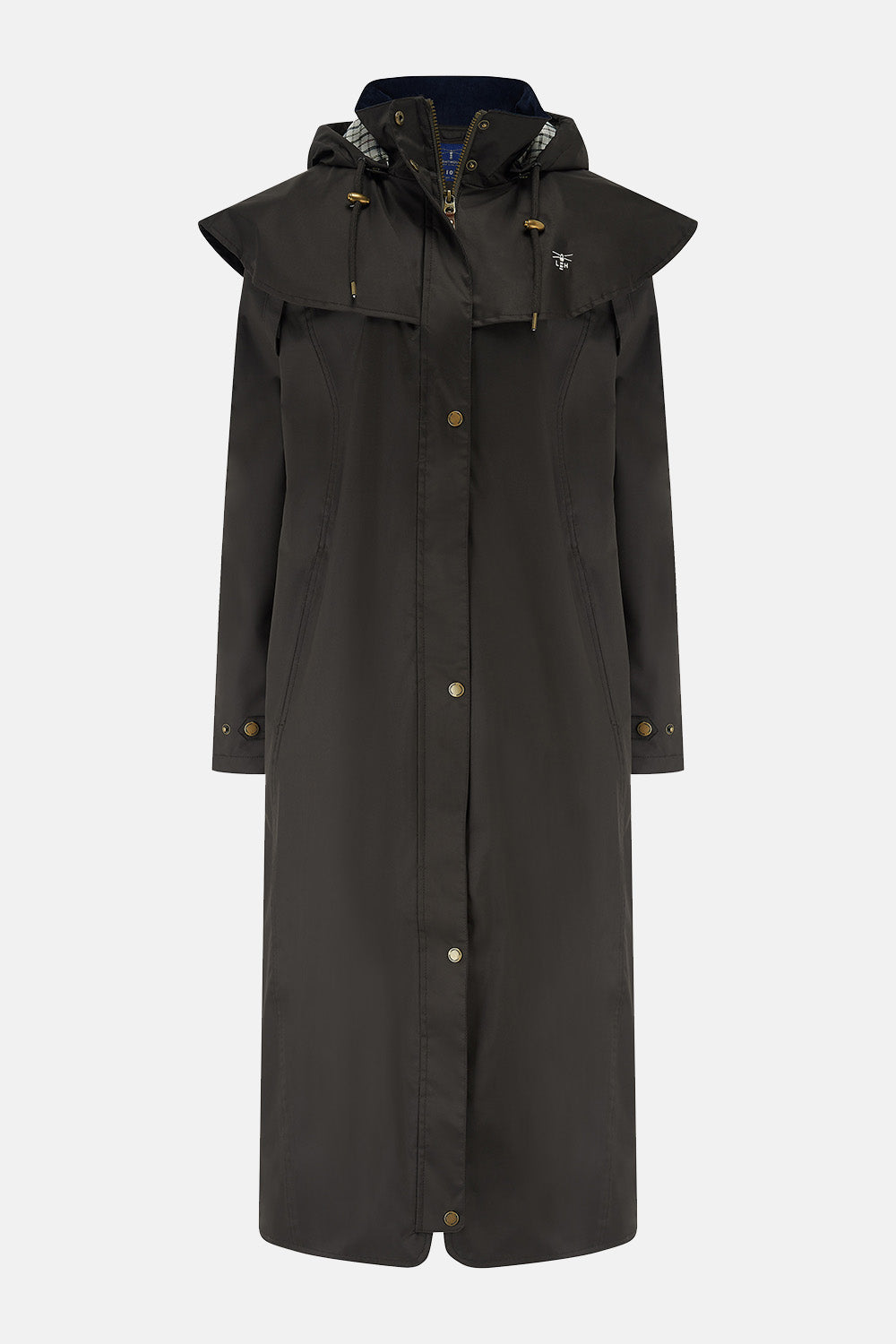 Outback Full Length Waterproof Raincoat - Chocolate