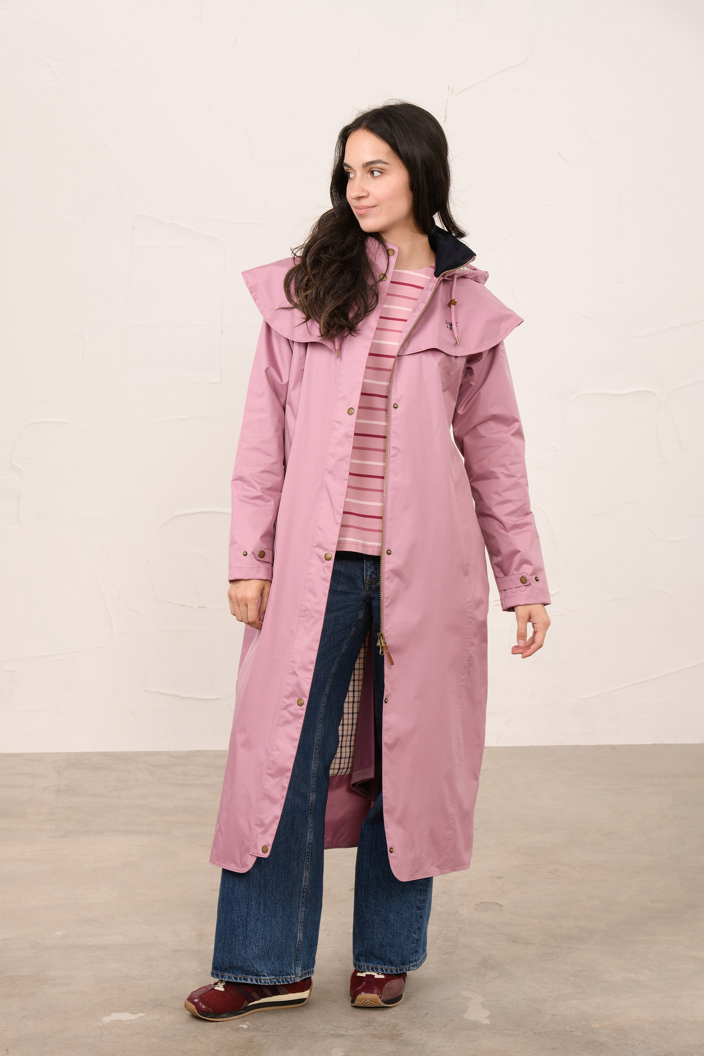 Outback Full Length Waterproof Raincoat - Wild Rose