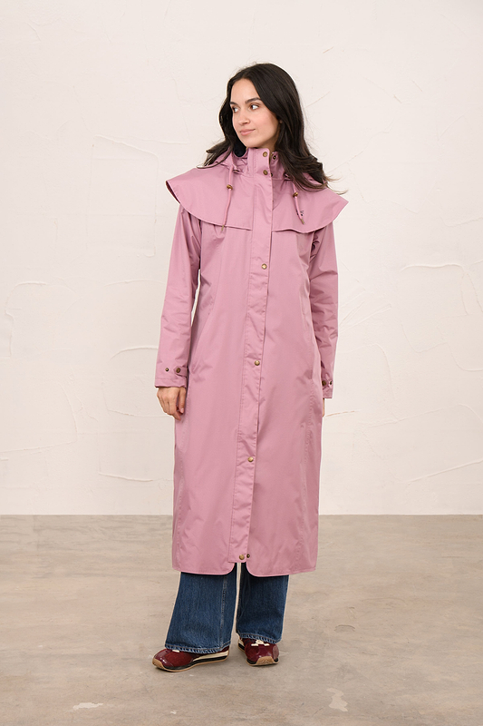 Outback Full Length Waterproof Raincoat - Wild Rose