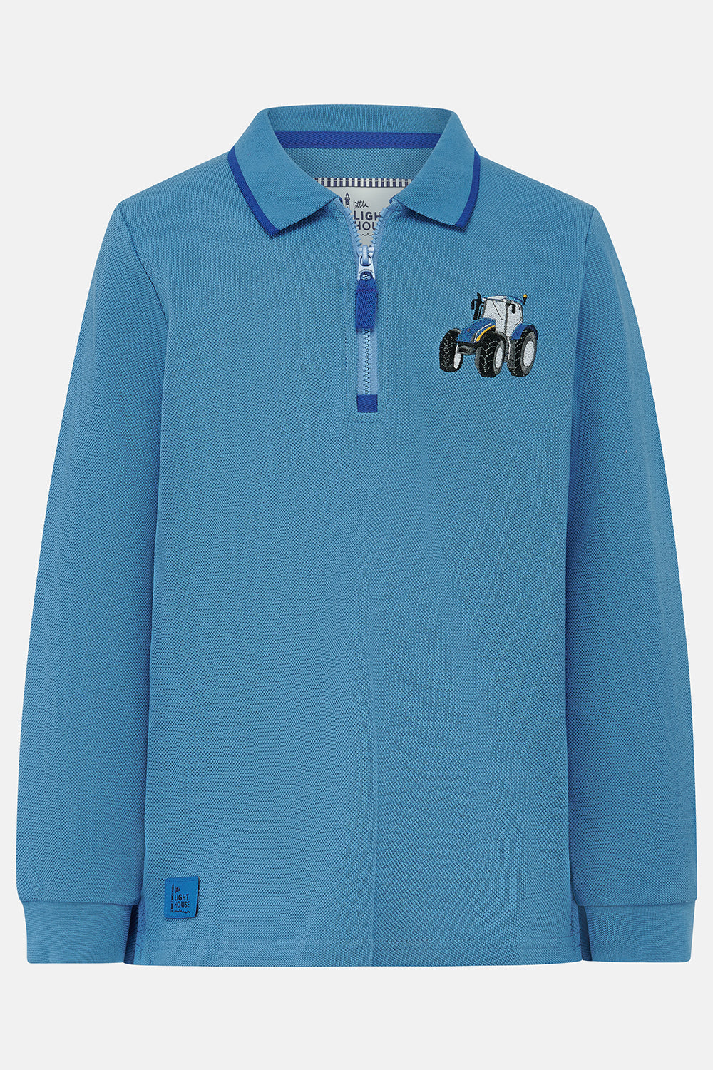 Pier Long Sleeve Top - Blue Tractor