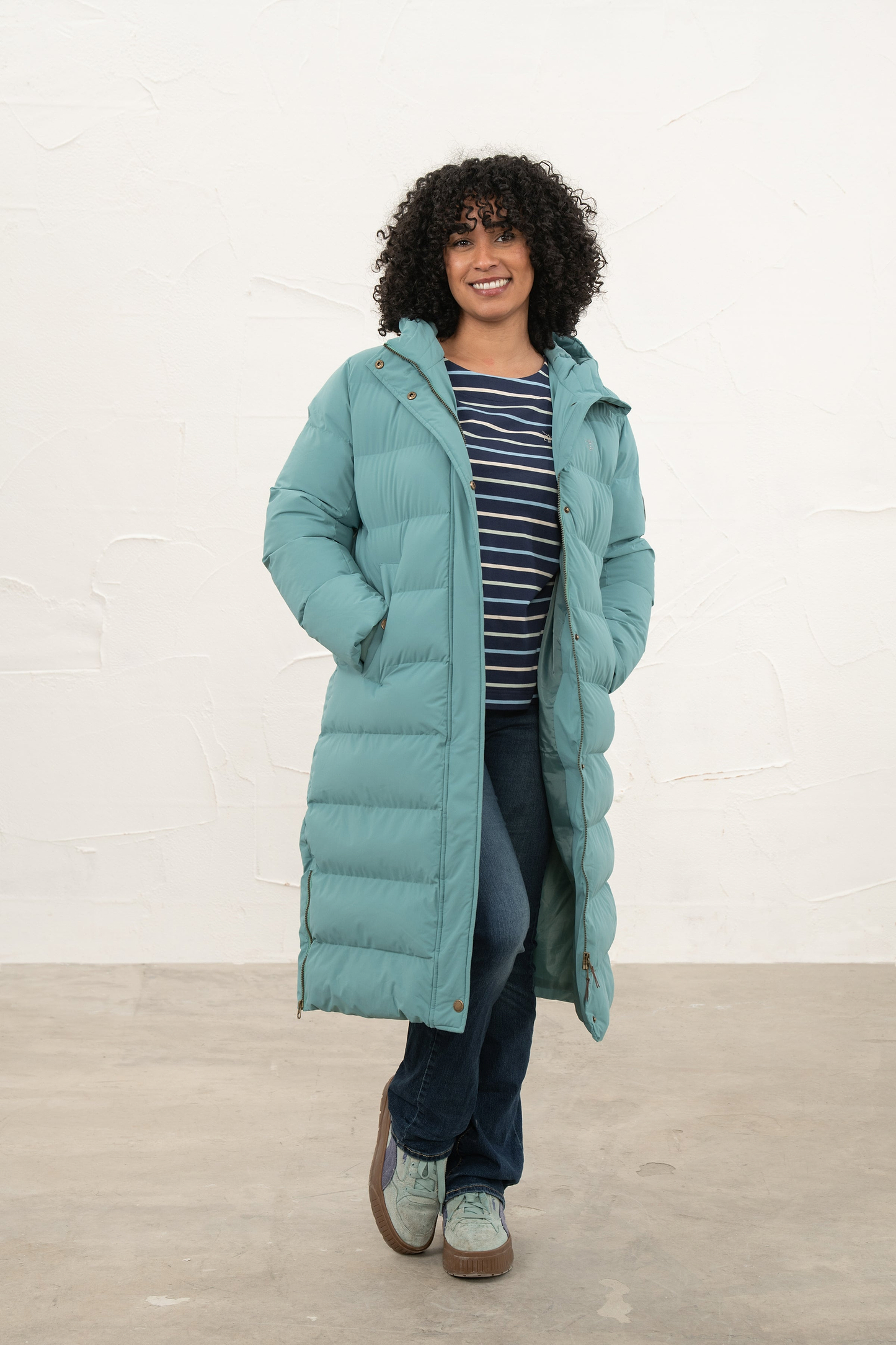 Savannah Coat - Duck Egg