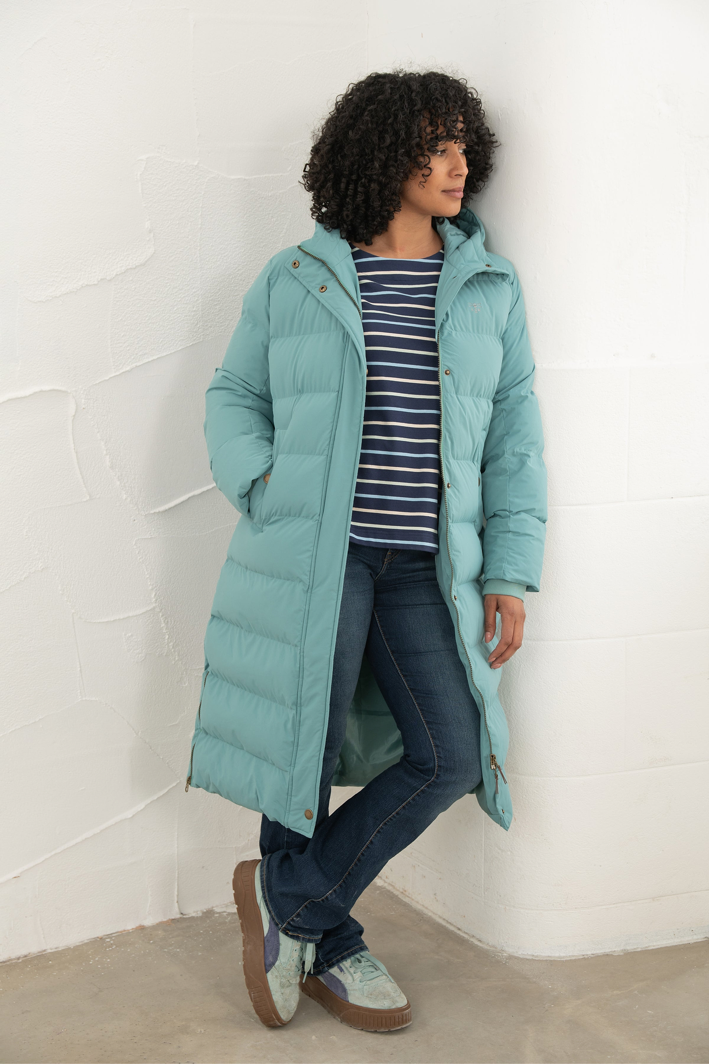 Savannah Coat - Duck Egg