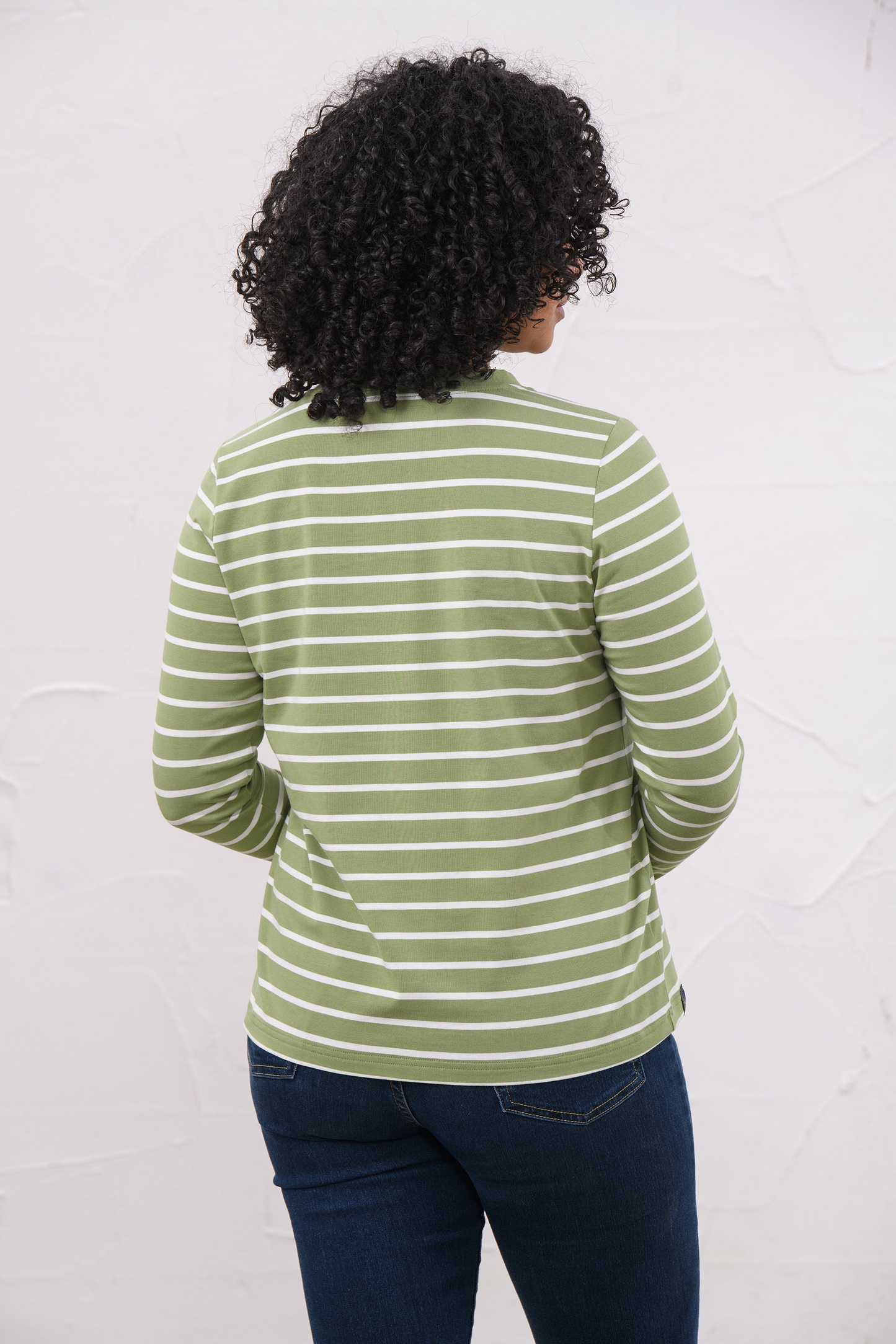 Sorcha Top - Moss Stripe