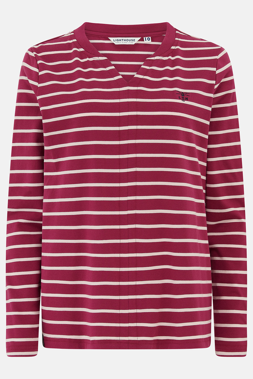 Sorcha Top - Berry Pink Stripe