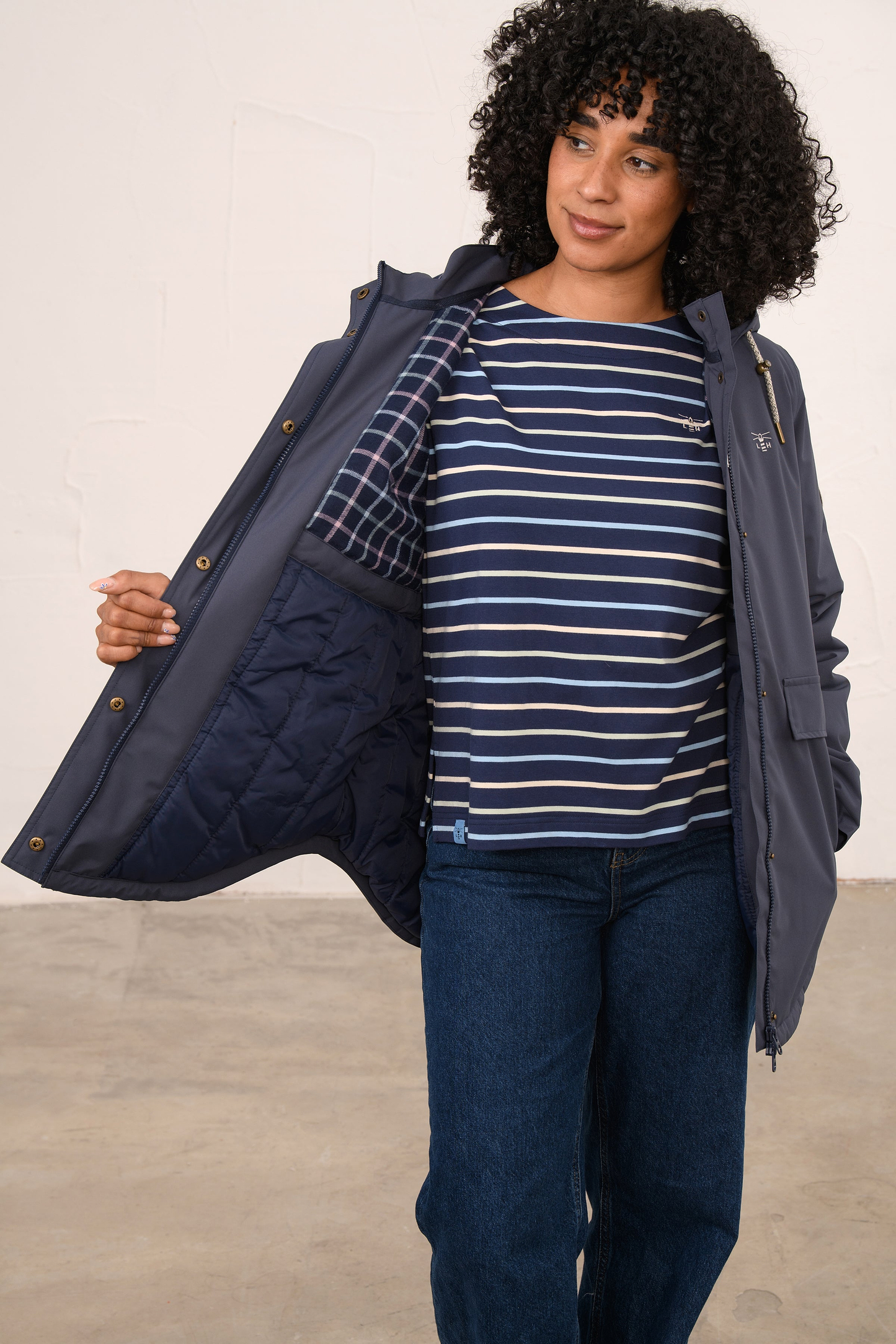 Tess Coat - Navy