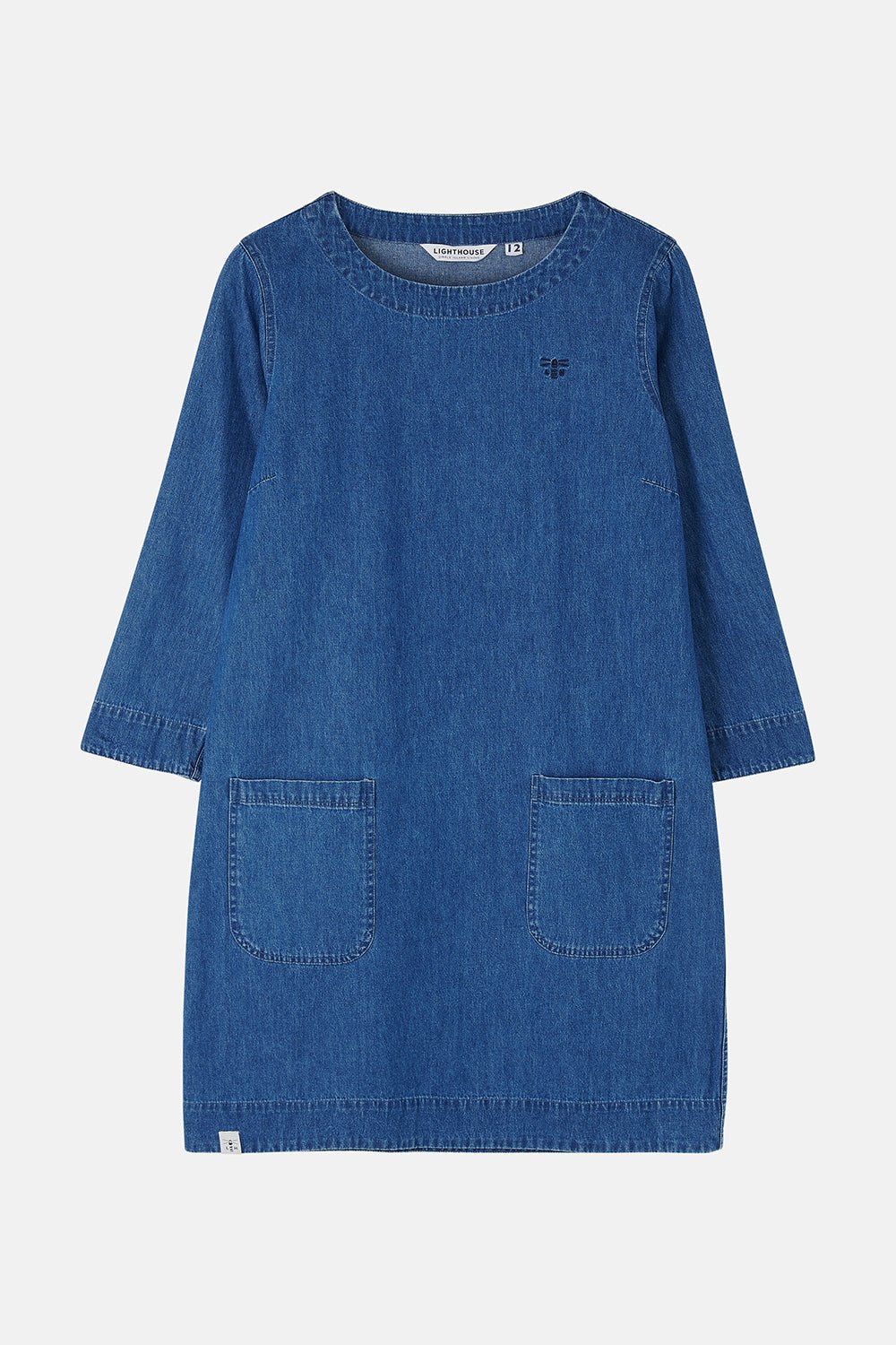 Anna Dress - Washed Denim - Lighthouse