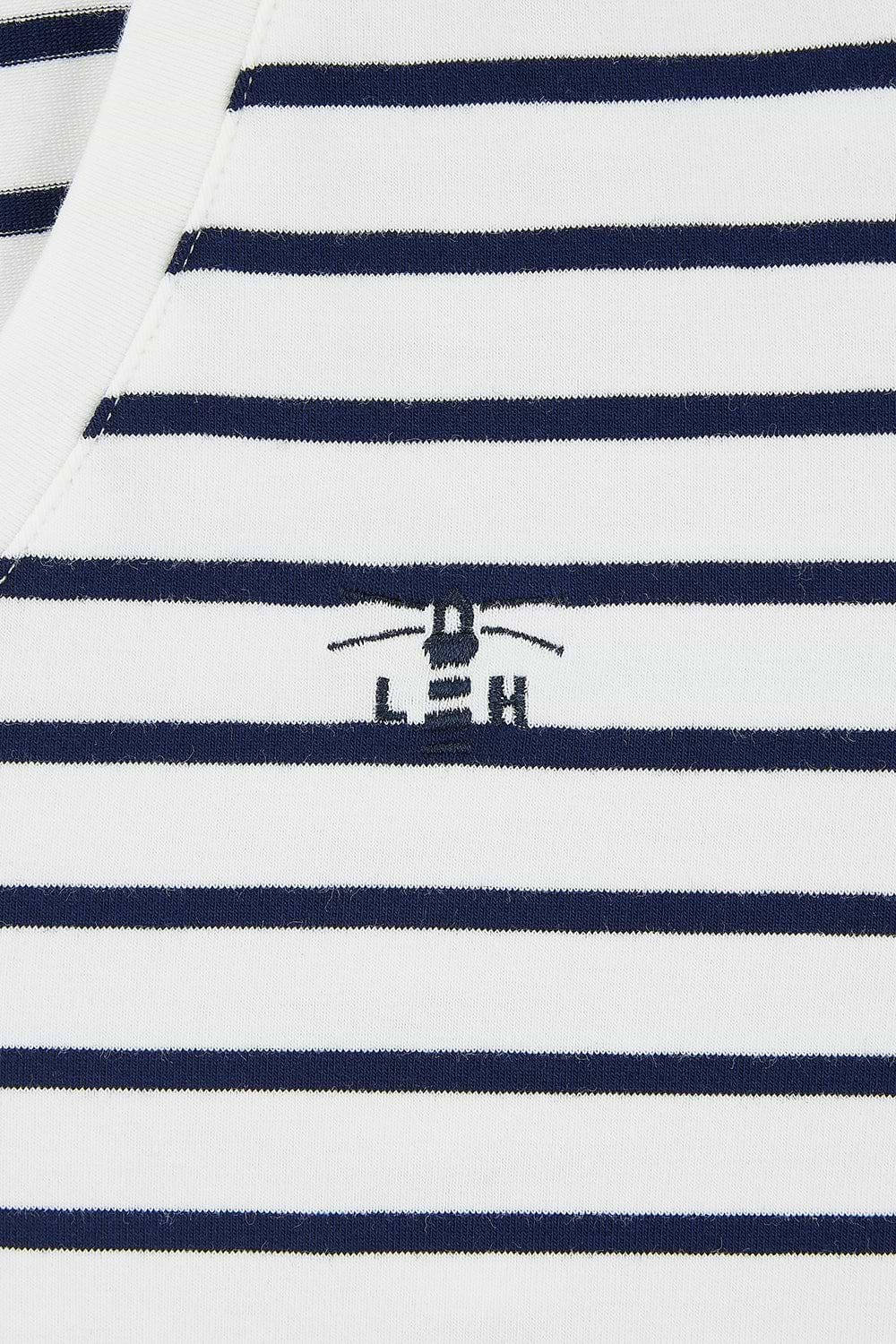 Ariana Tee - Navy Stripe - Lighthouse