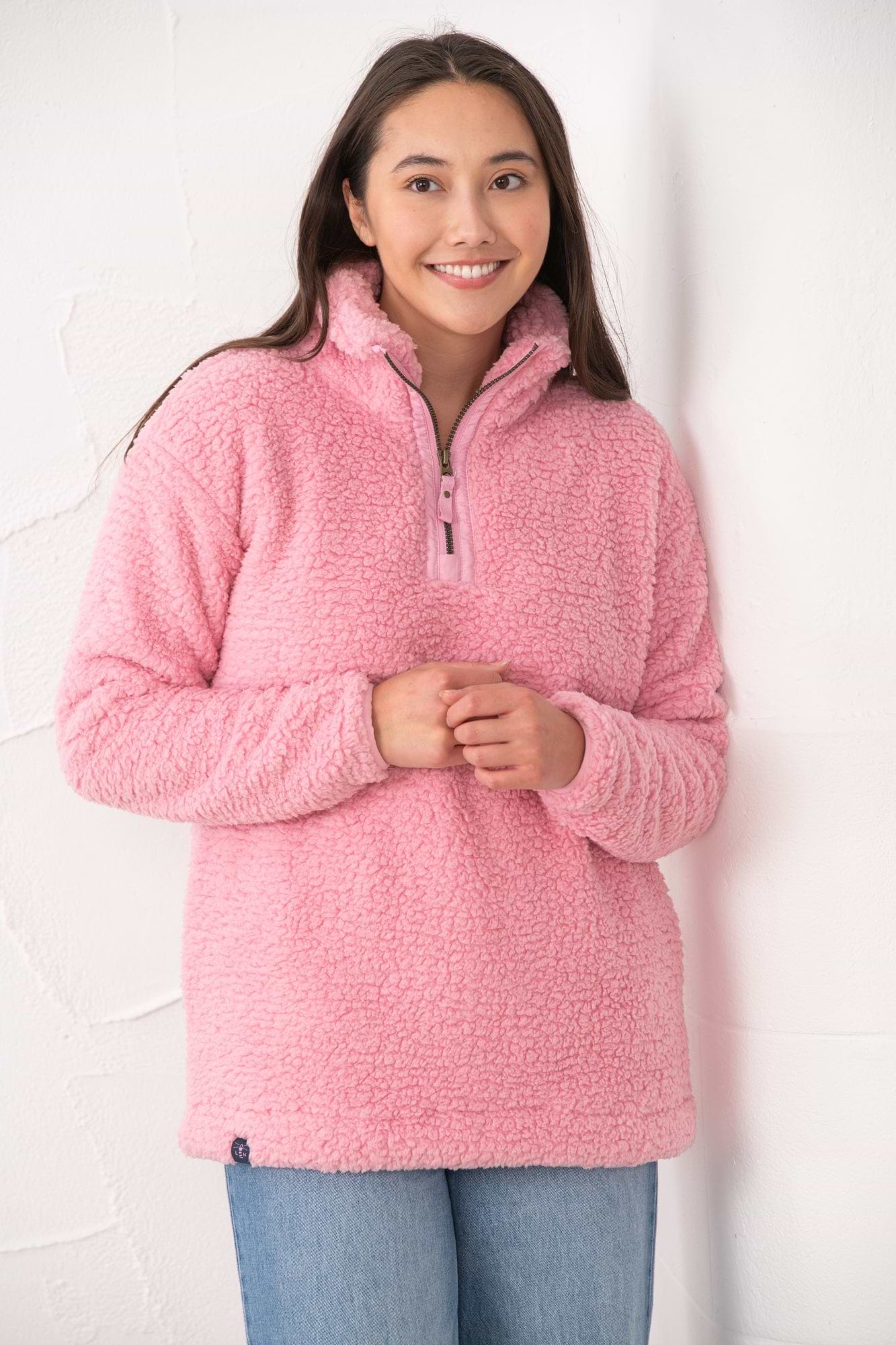 Bay Sherpa Fleece - Pink - Lighthouse