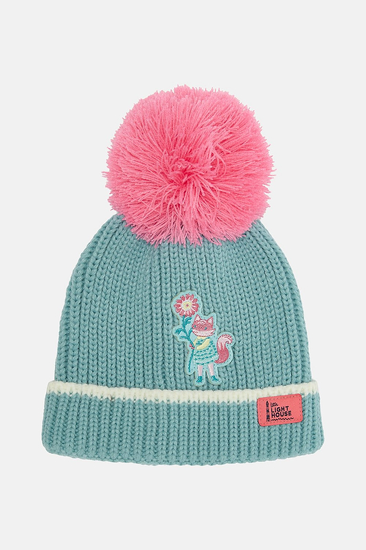 Bobbie Bobble Hat - Fox Teal-Lighthouse