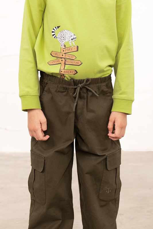 Brody Cargo Trousers - Khaki-Lighthouse