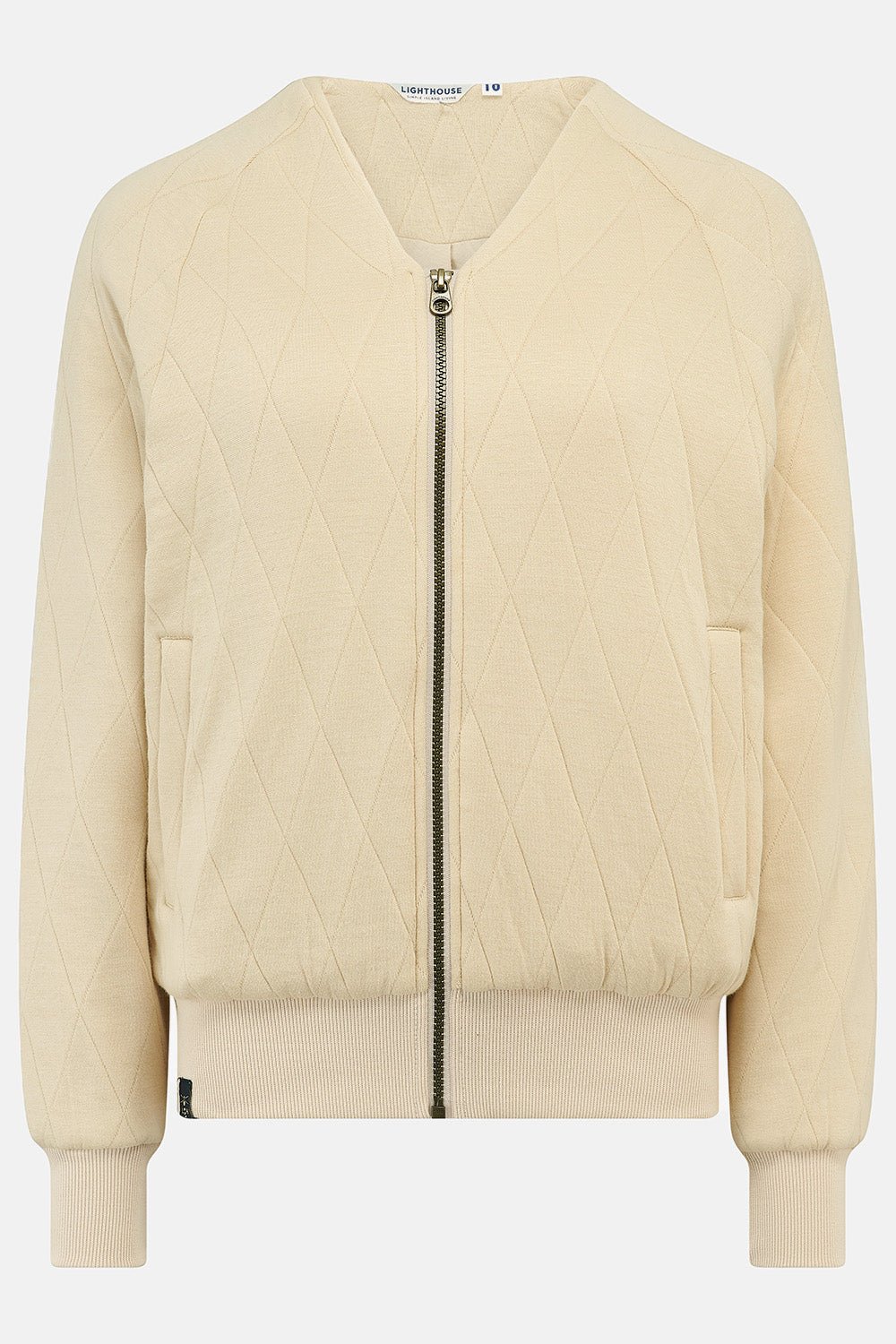 Carys Quilted Jacket - Cappuccino-Lighthouse