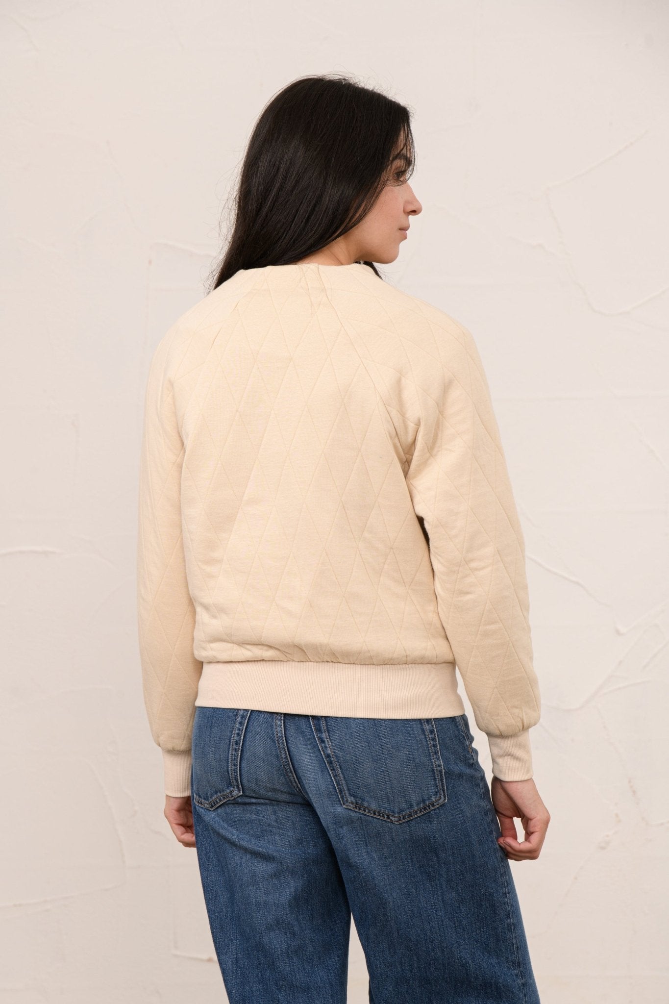 Carys Quilted Jacket - Cappuccino-Lighthouse