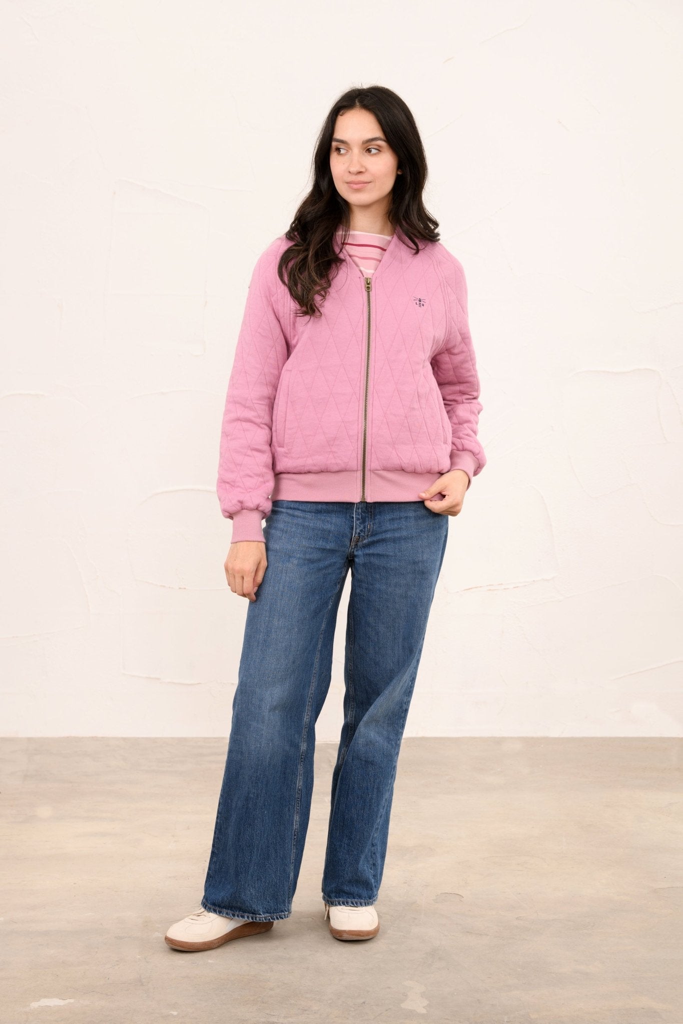 Carys Quilted Jacket - Wild Rose-Lighthouse