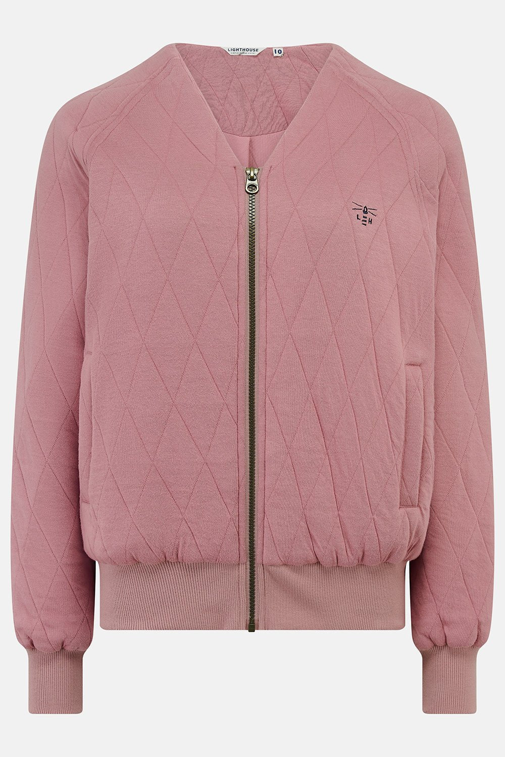 Carys Quilted Jacket - Wild Rose-Lighthouse