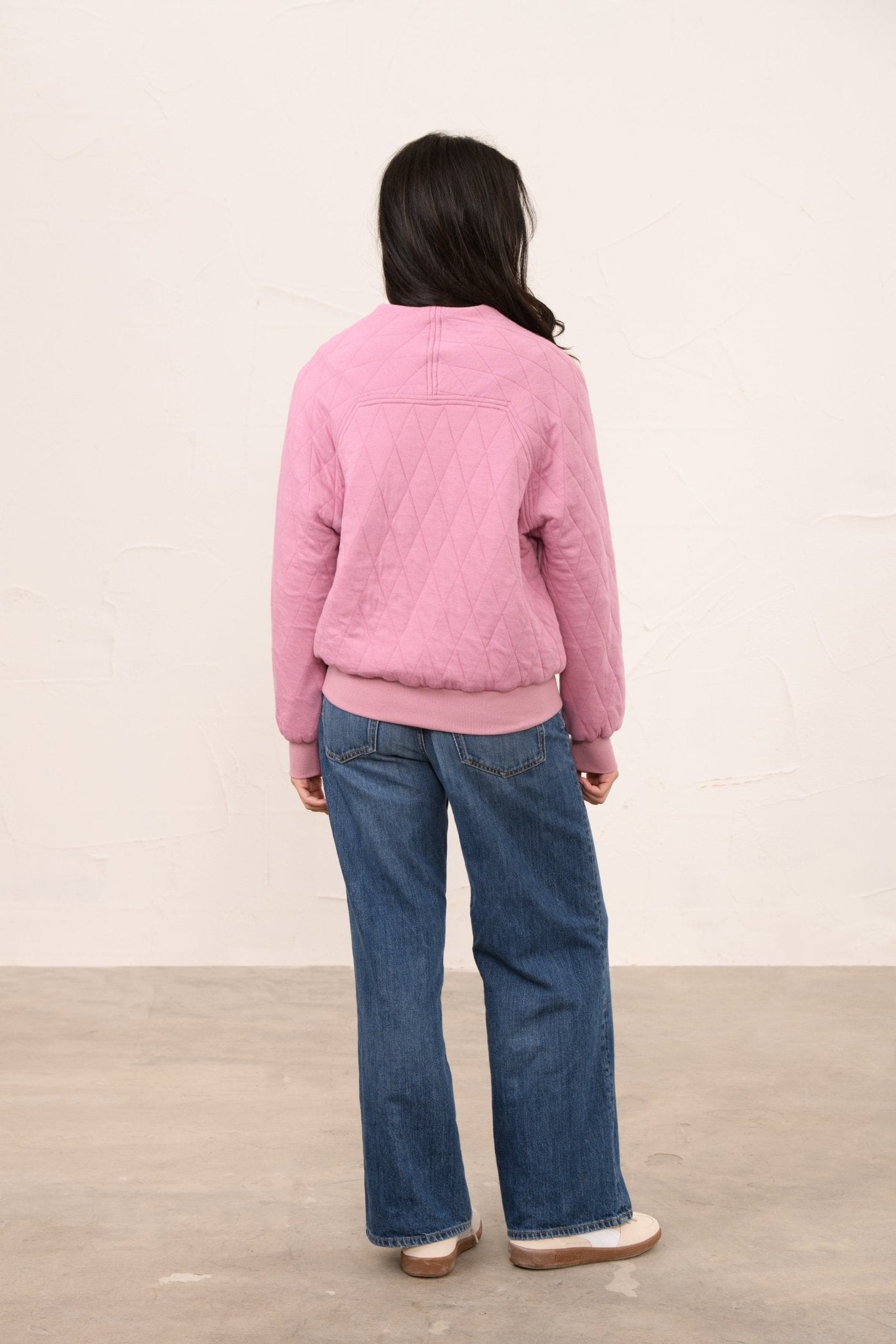 Carys Quilted Jacket - Wild Rose-Lighthouse