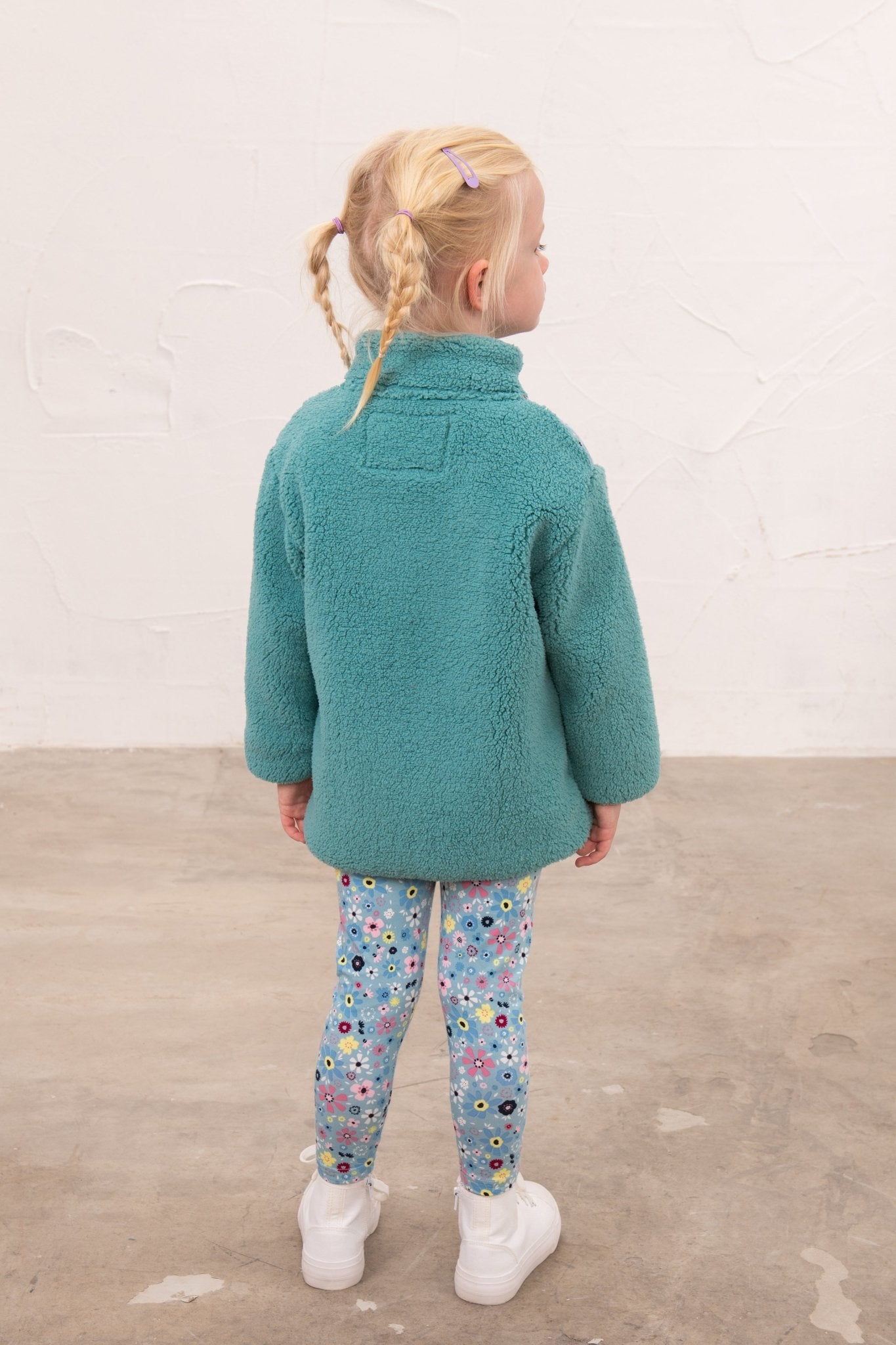 Cassie Fleece - Teal-Lighthouse