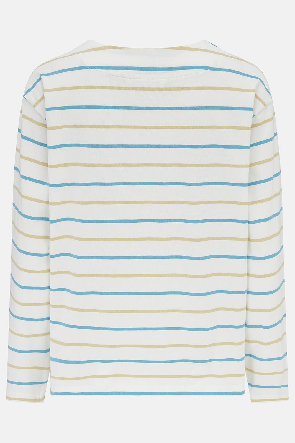 Causeway Breton Top - Blue Clay Stripe - Lighthouse