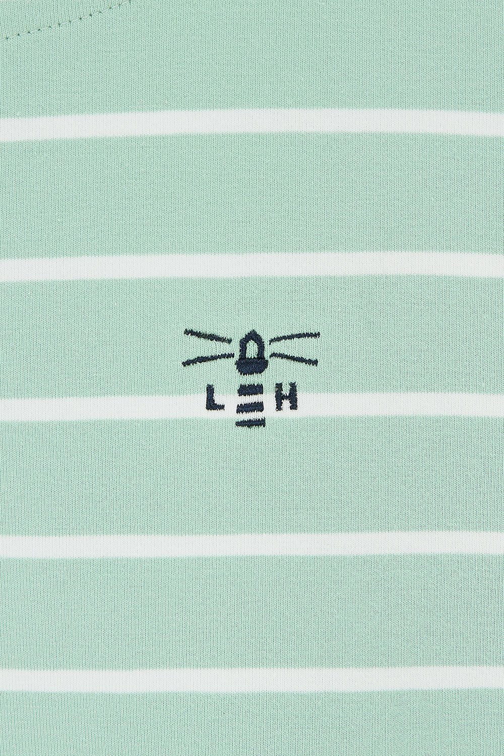 Causeway Breton Top - Soft Pistachio Stripe - Lighthouse