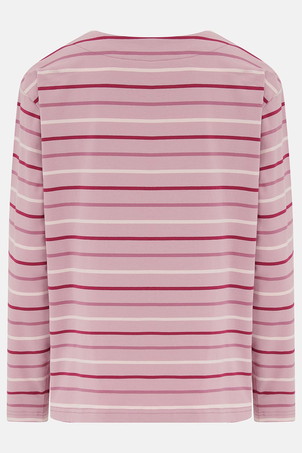 Causeway Breton Top - Wild Rose Pink Berry Stripe-Lighthouse