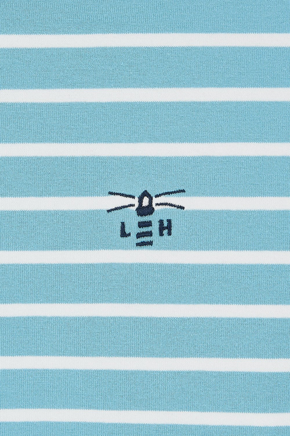 Causeway Tee - Blue Stripe - Lighthouse