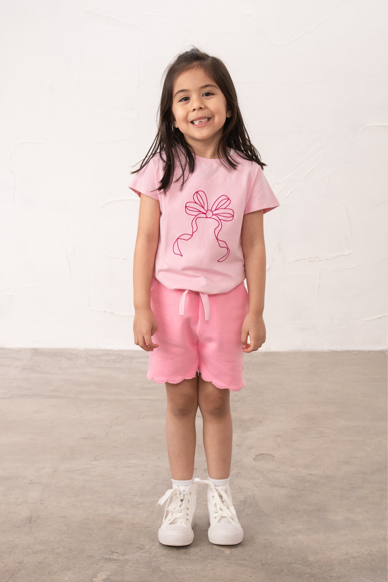Causeway Tie Top - Pink Bow - Lighthouse