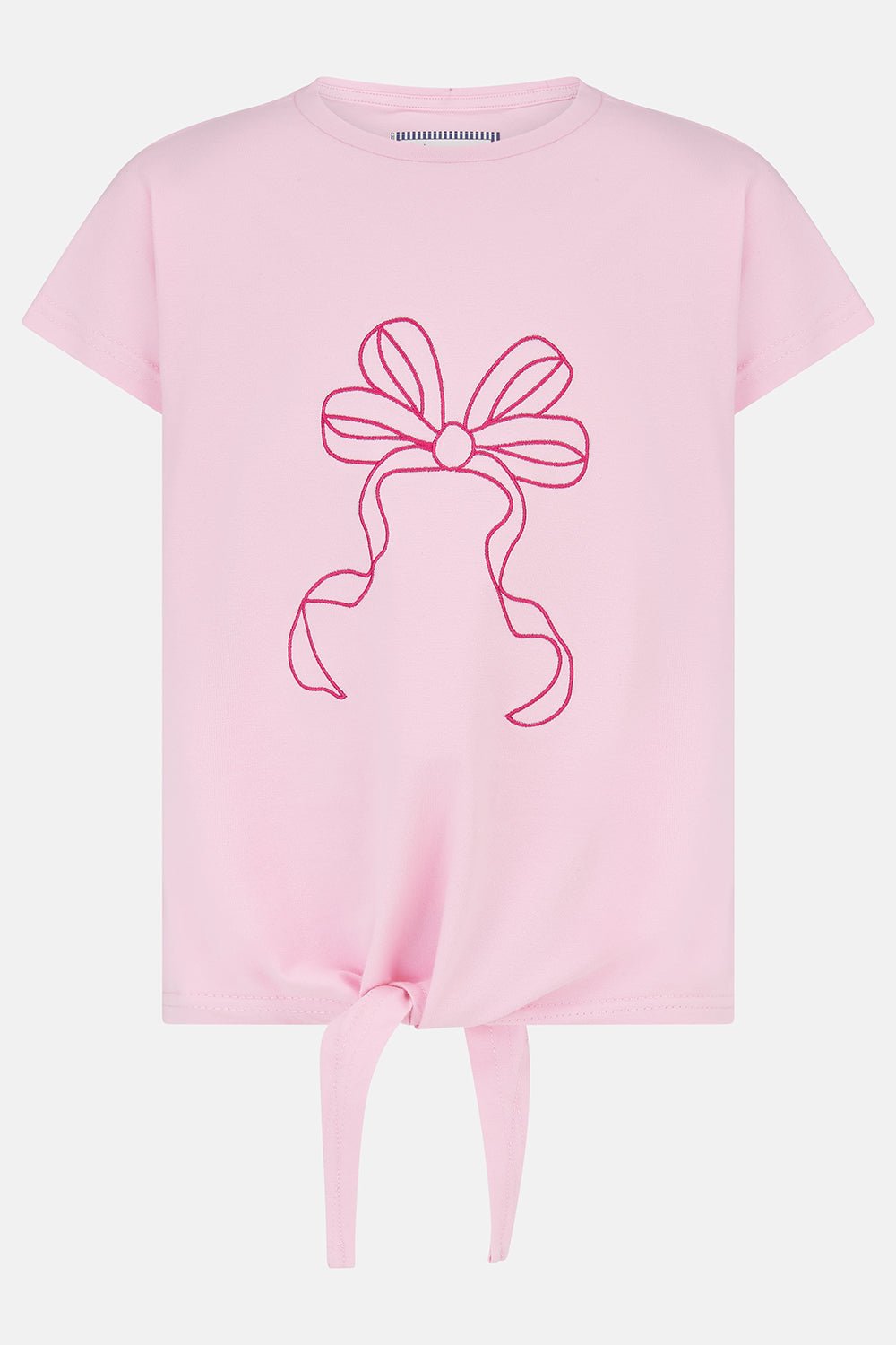 Causeway Tie Top - Pink Bow - Lighthouse