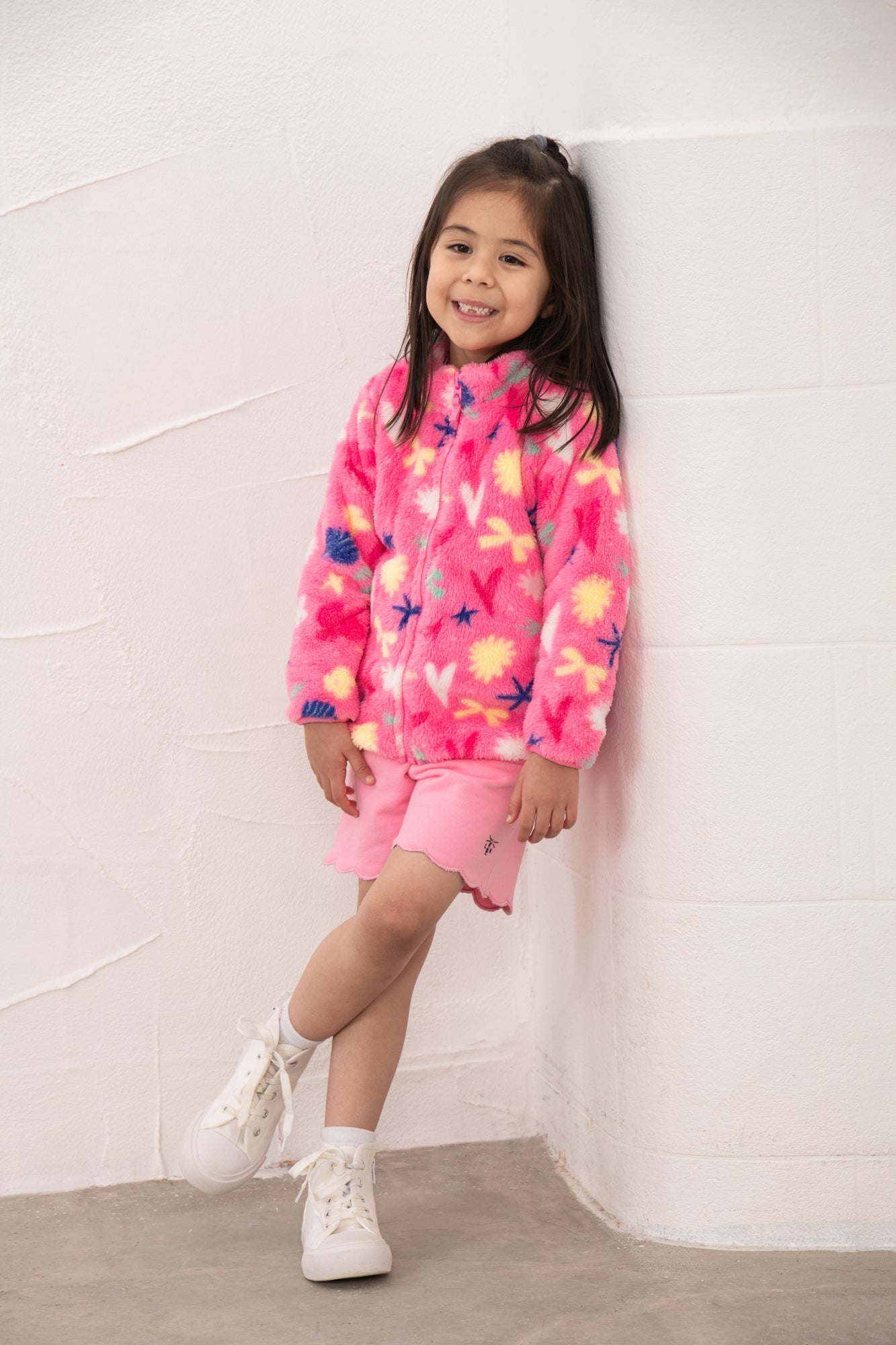 Claire Fleece - Fluro Pink - Lighthouse