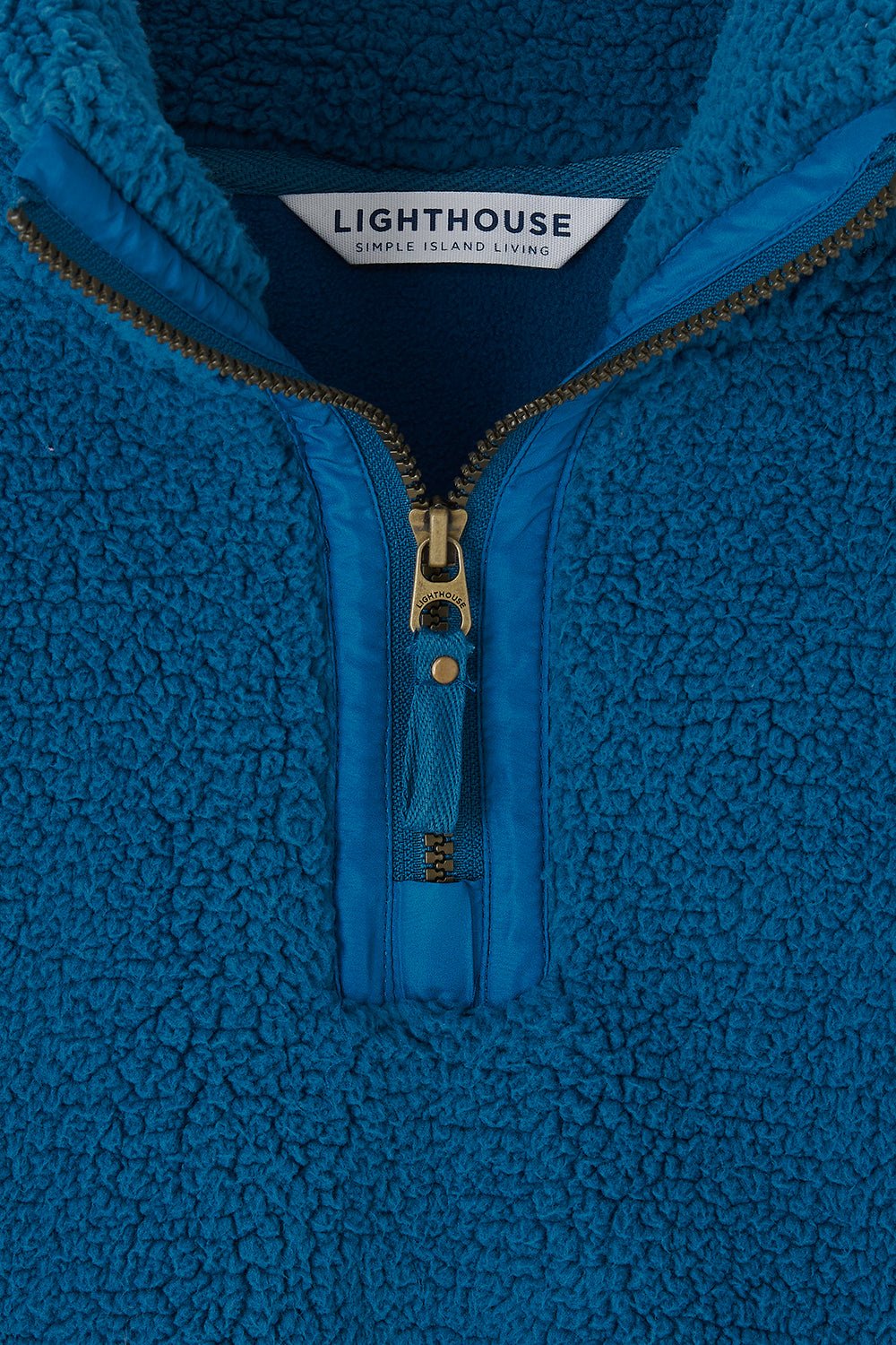 Coast Fleece - Teal - Lighthouse
