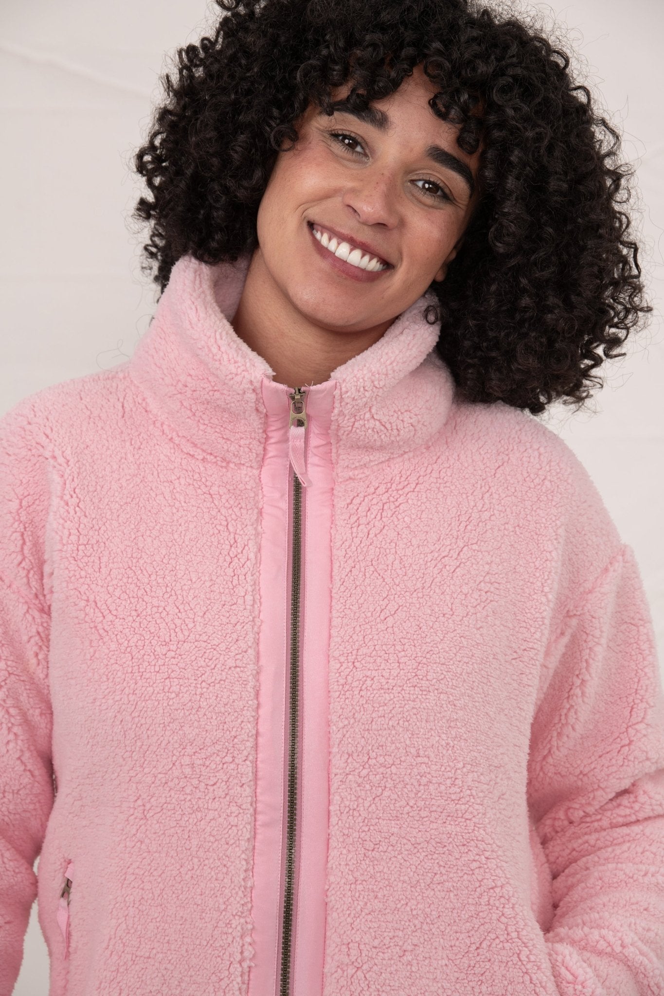 Cobh Fleece - Pink-Lighthouse