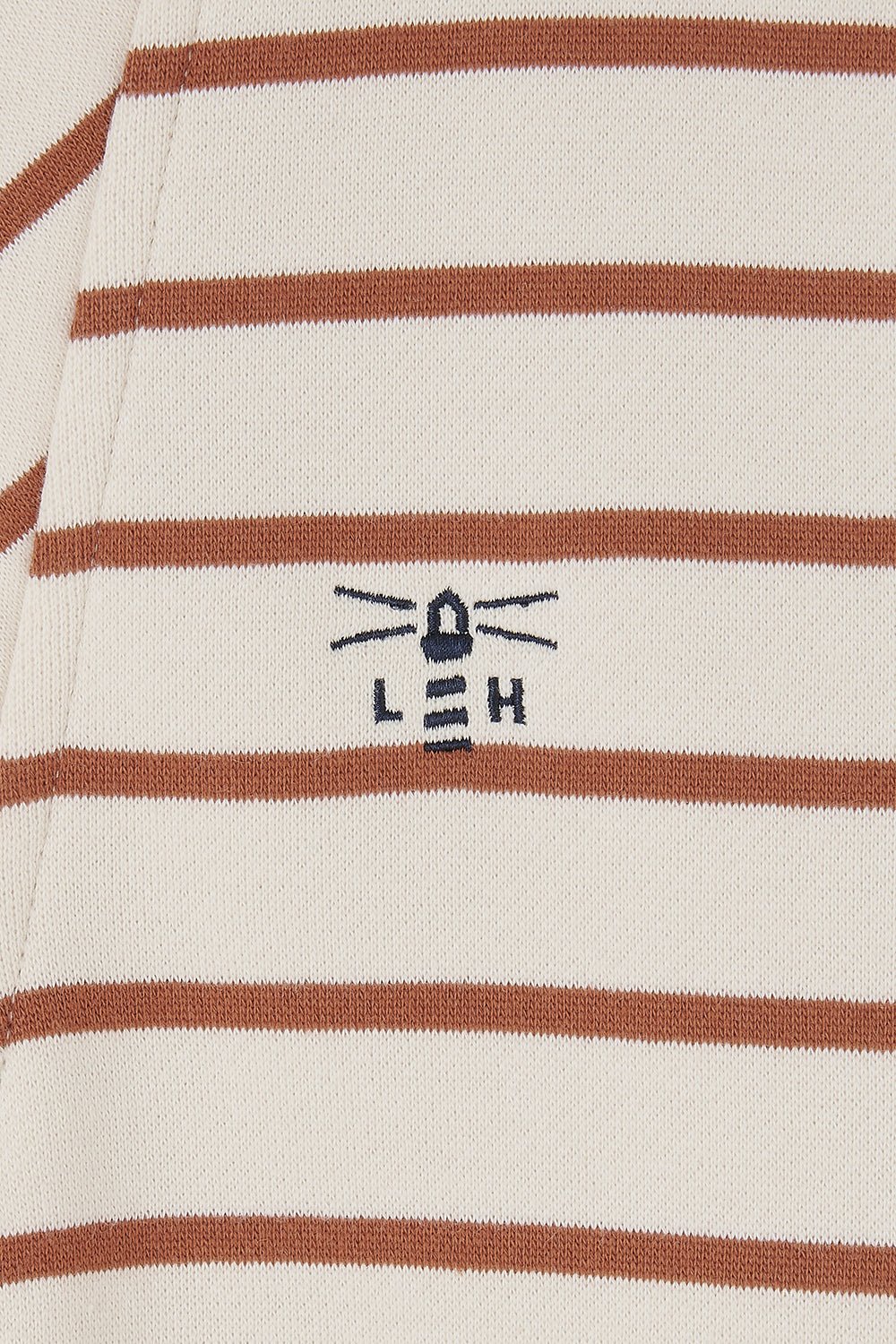 Coral Jersey - Rust Stripe - Lighthouse