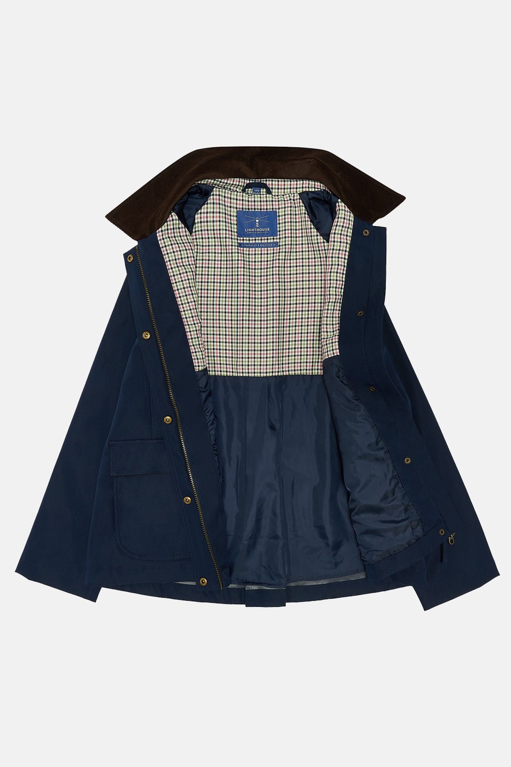 Devon Raincoat - Navy-Lighthouse