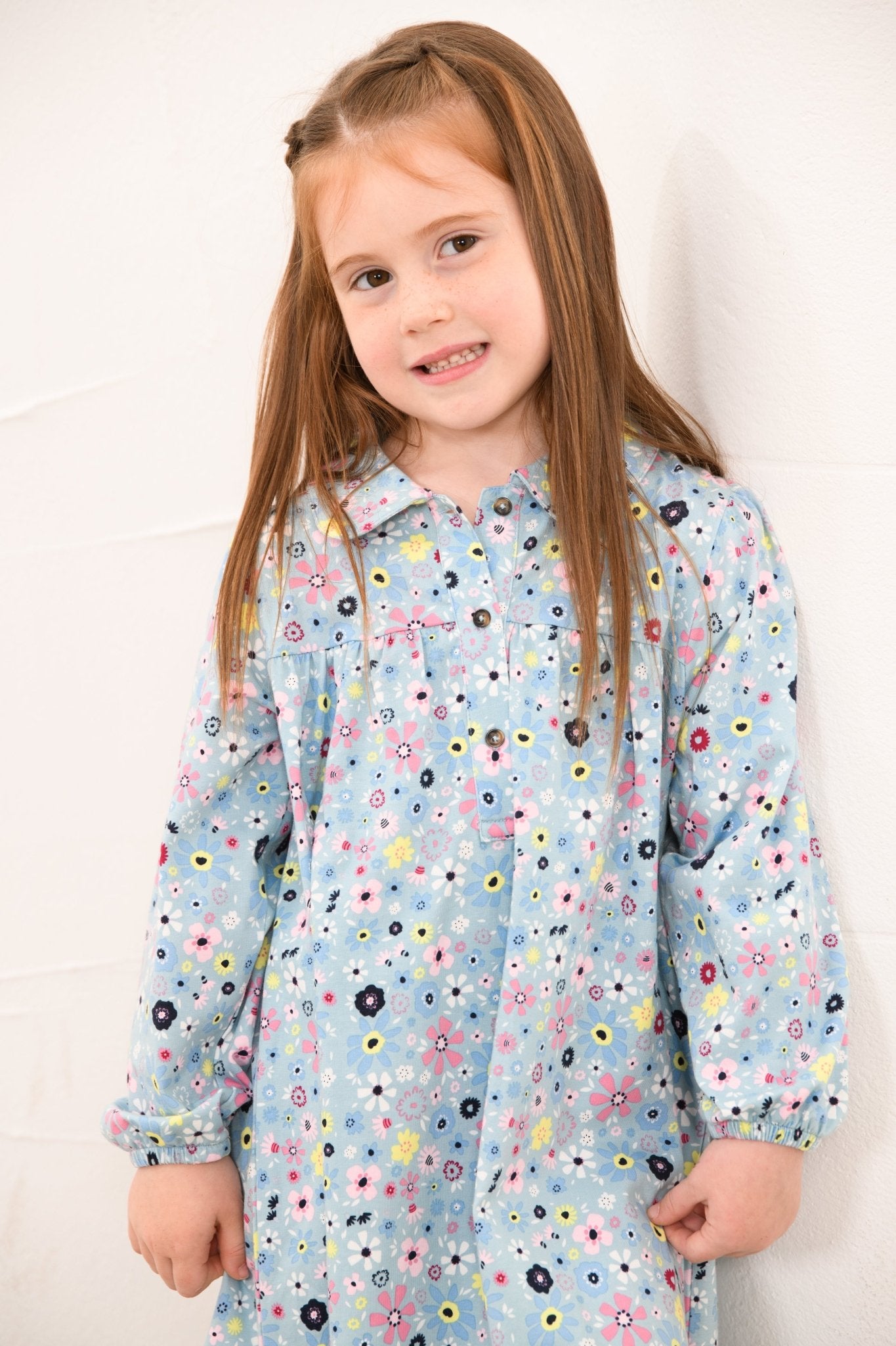 Erica Dress - Pastel Teal-Lighthouse