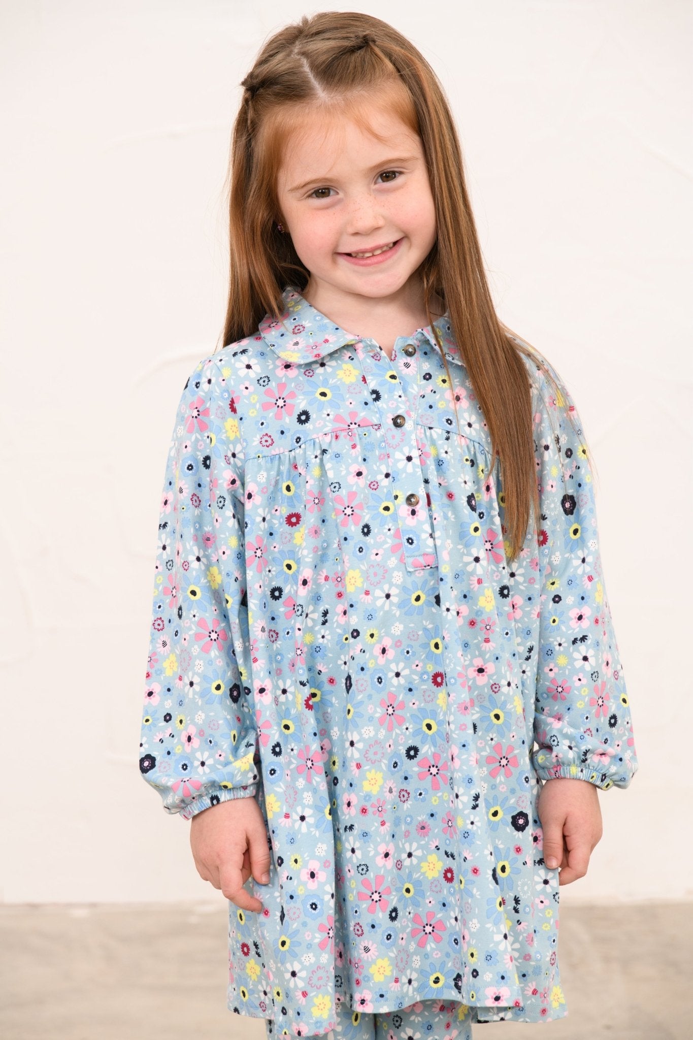 Erica Dress - Pastel Teal-Lighthouse