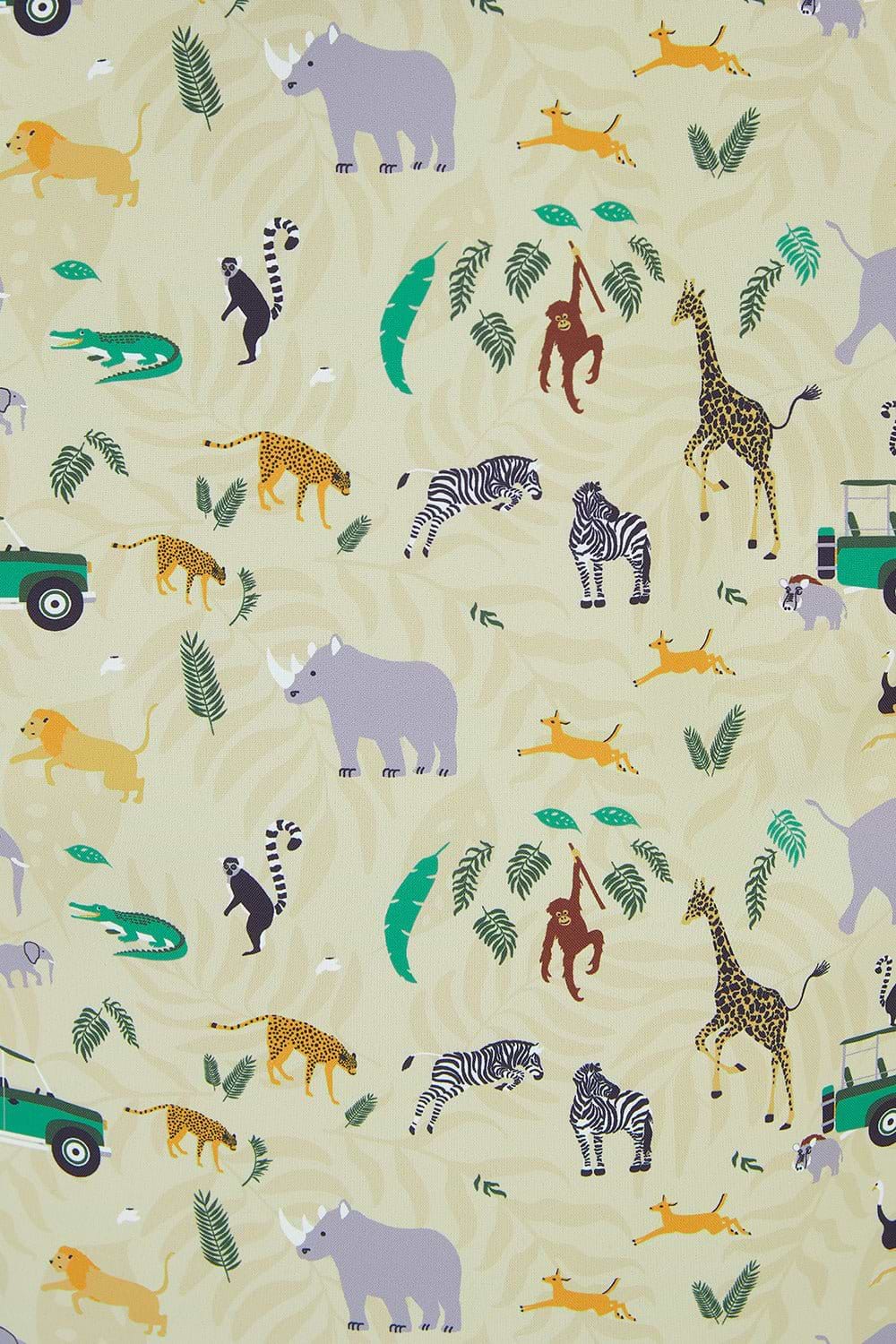 Ethan Jacket - African Plain Print - Lighthouse