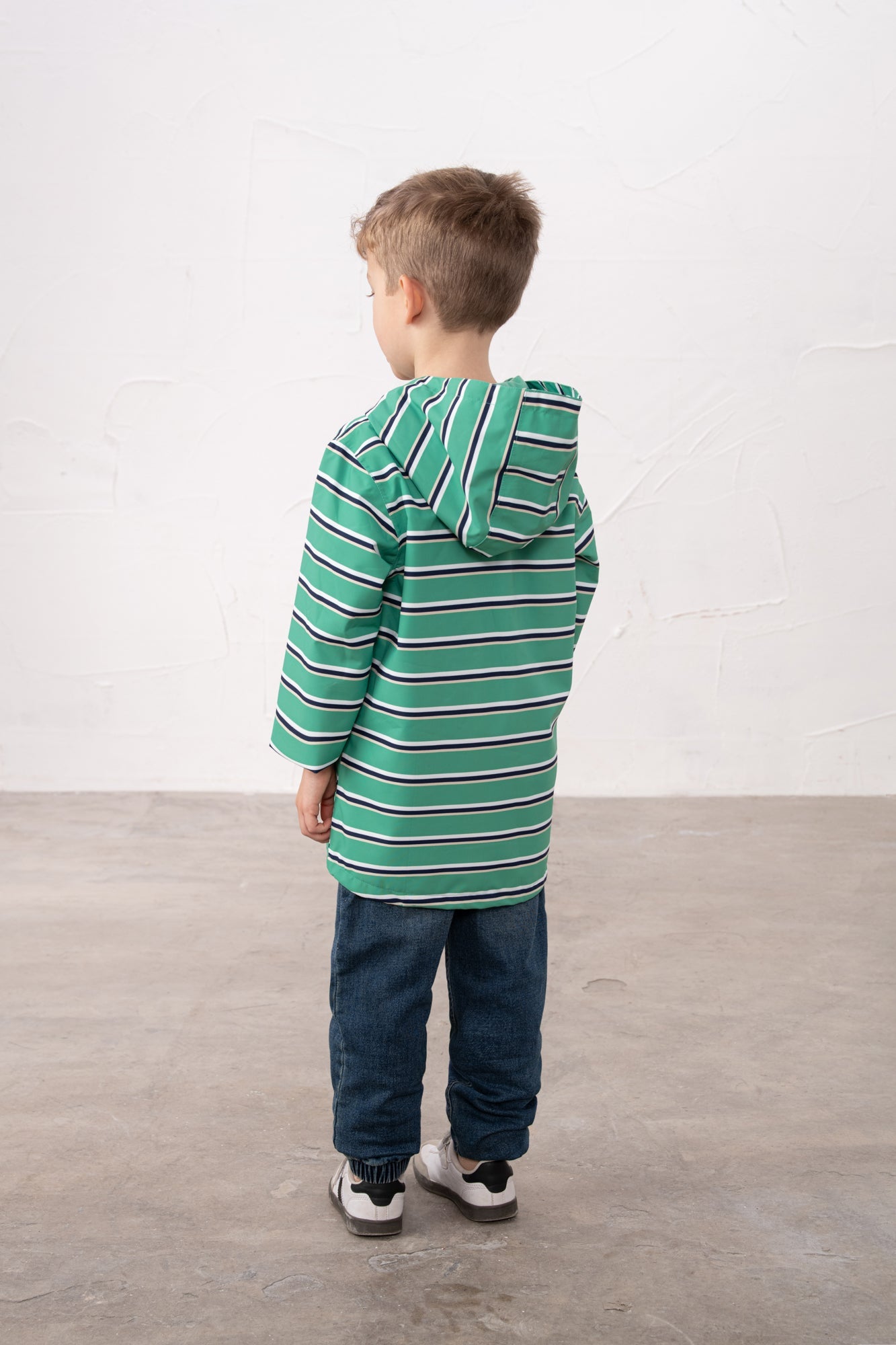 Ethan Jacket - Sea Green Stripe - Lighthouse