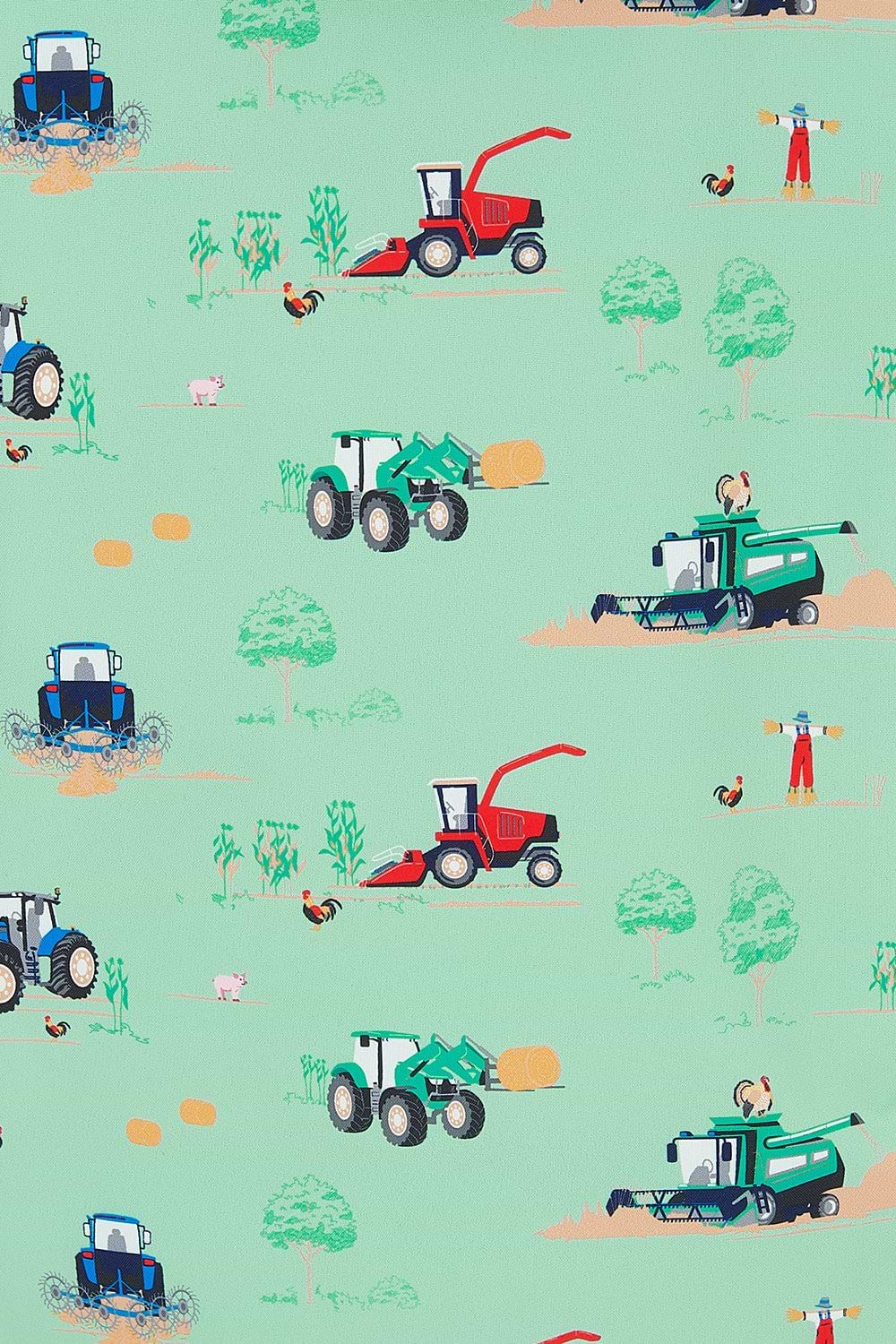Ethan Jacket - Sea Green Tractor - Lighthouse