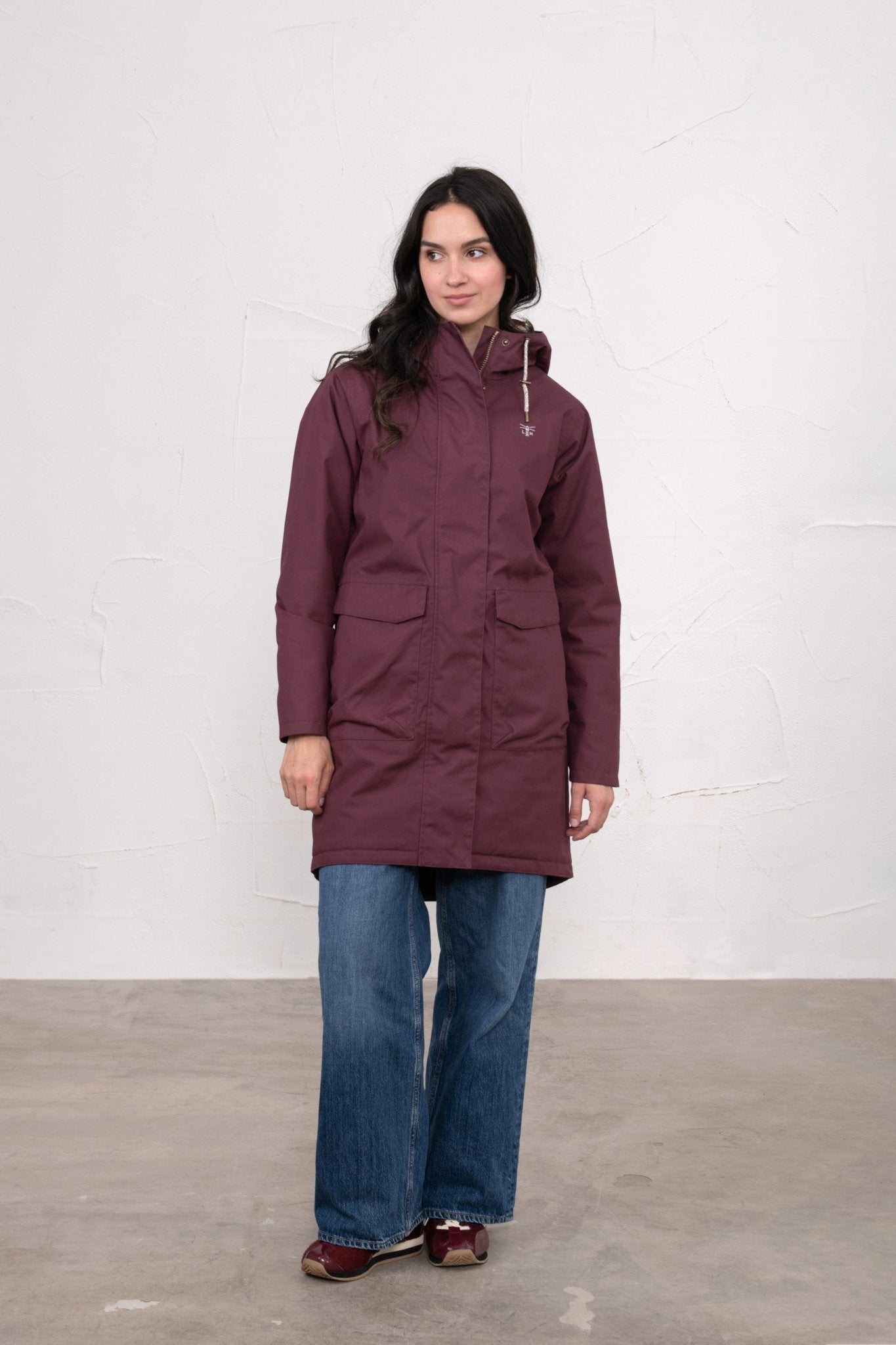 Fallon Coat - Damson-Lighthouse
