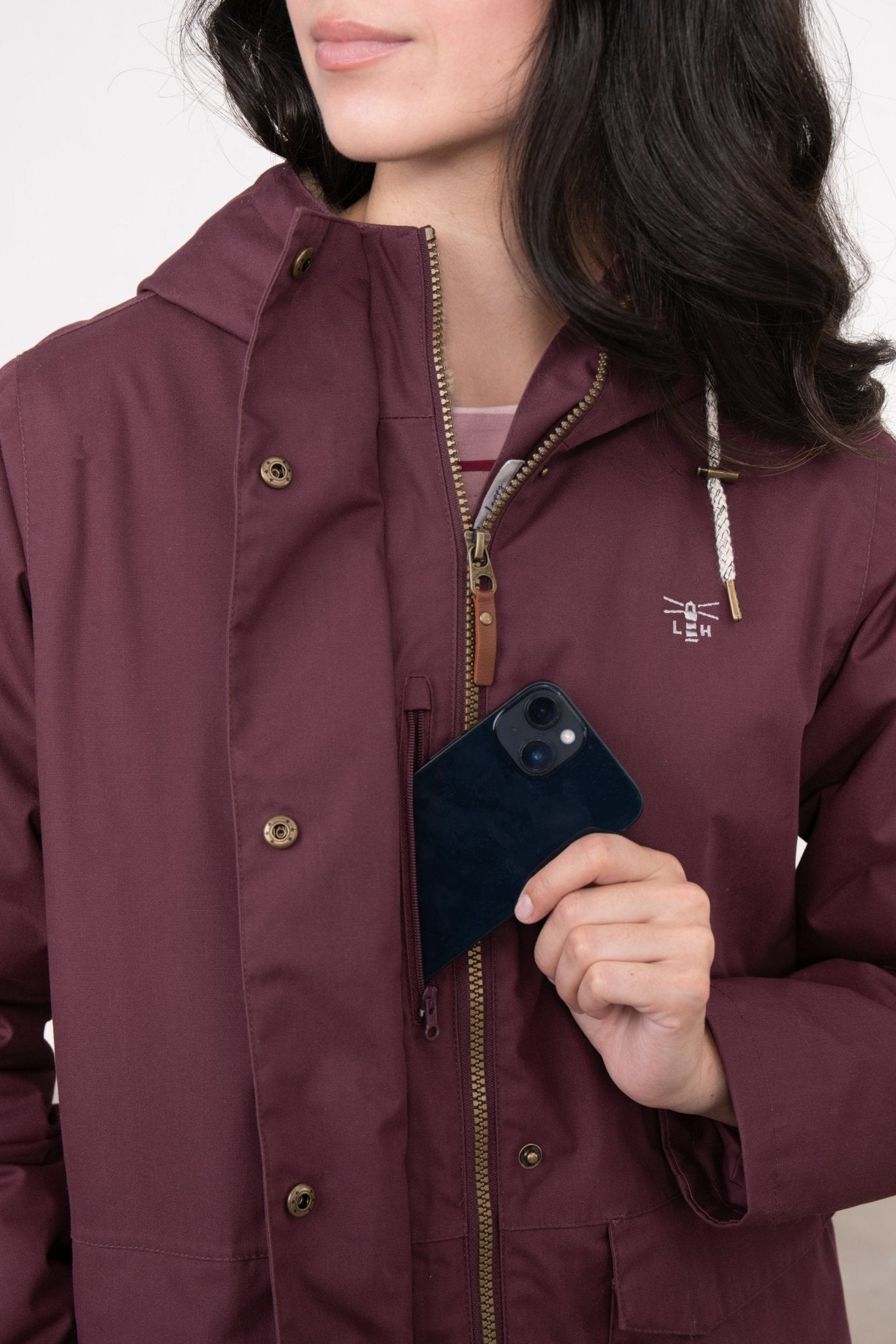 Fallon Coat - Damson-Lighthouse